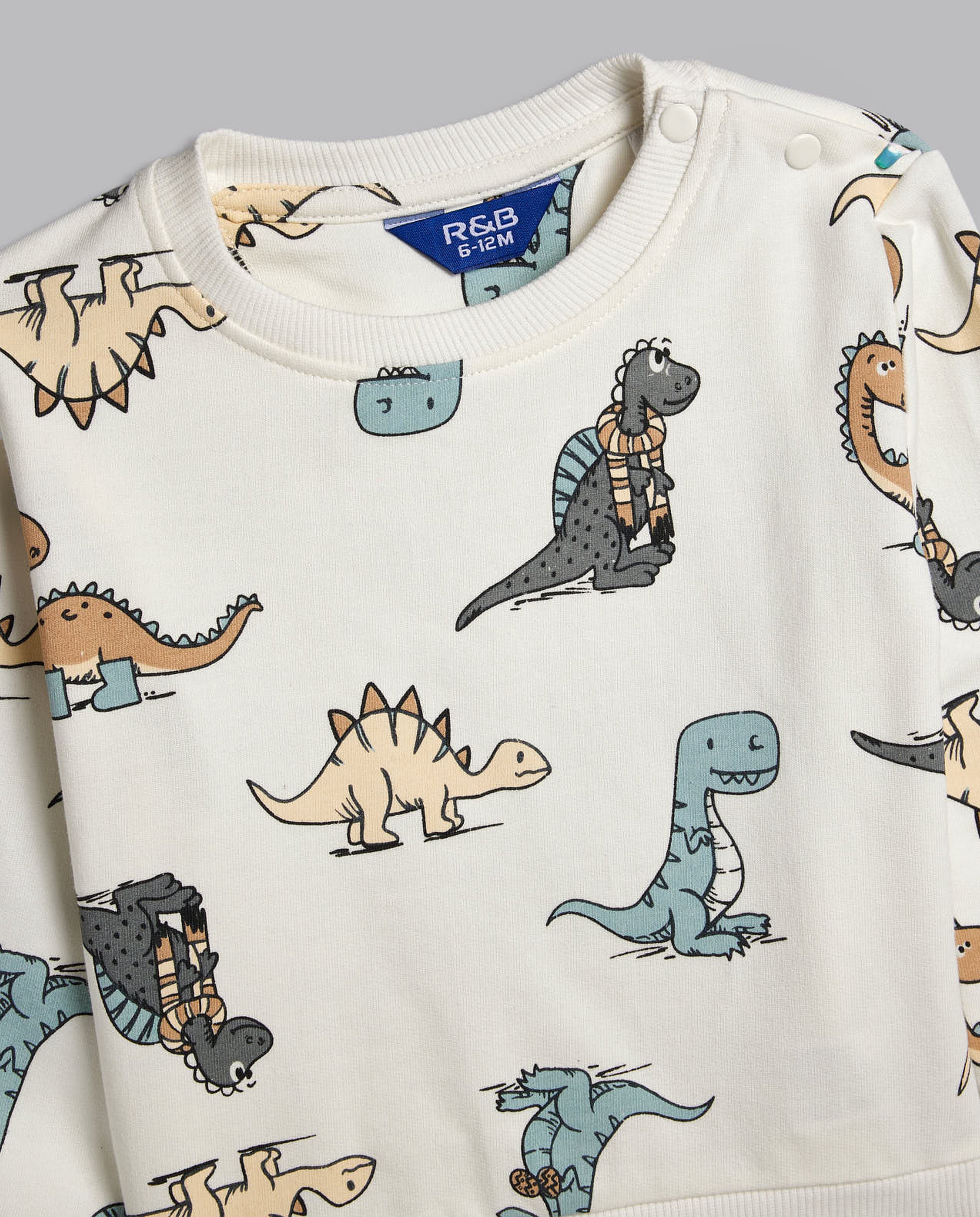 Printed Sweatshirt and Joggers Set