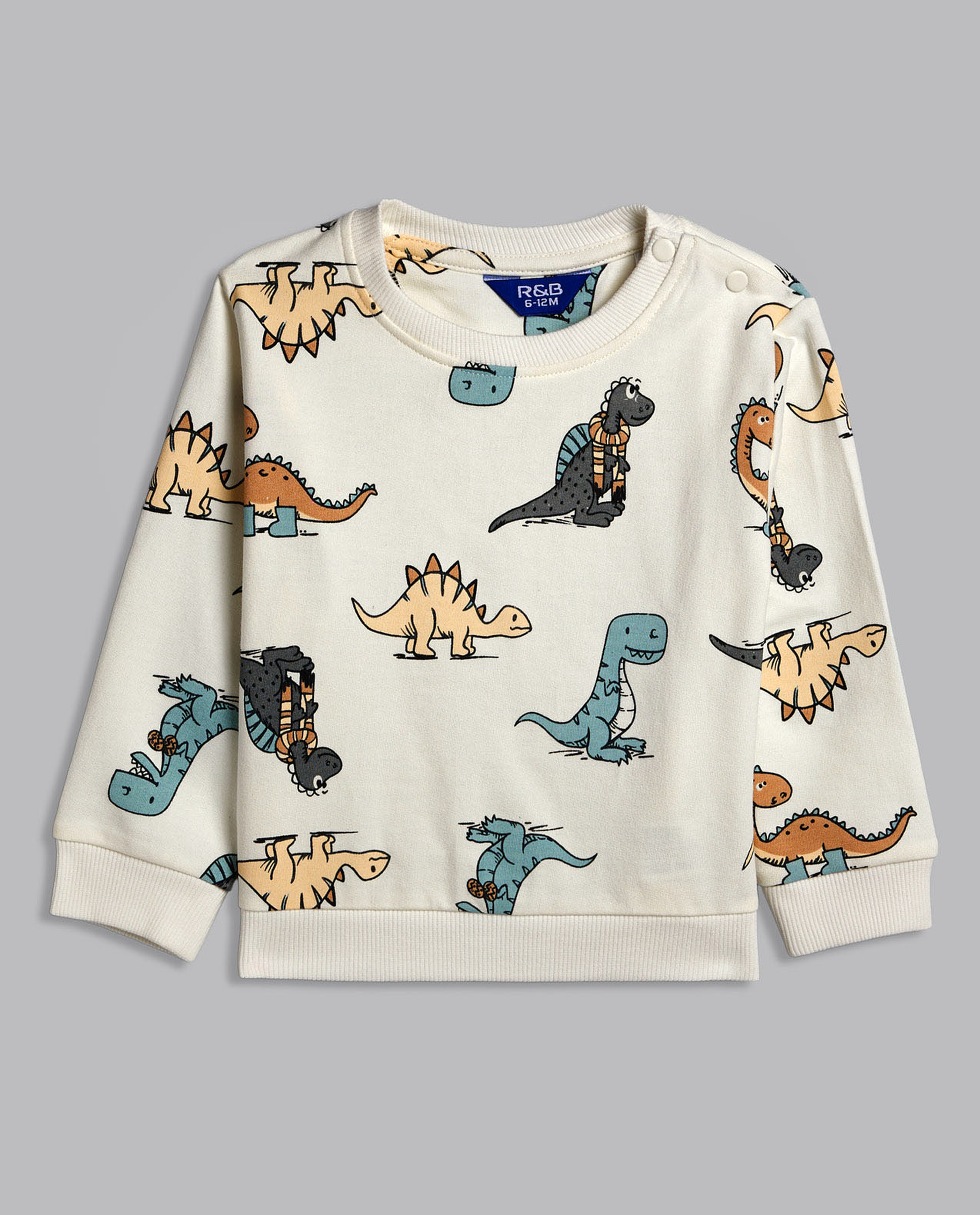 Printed Sweatshirt and Joggers Set