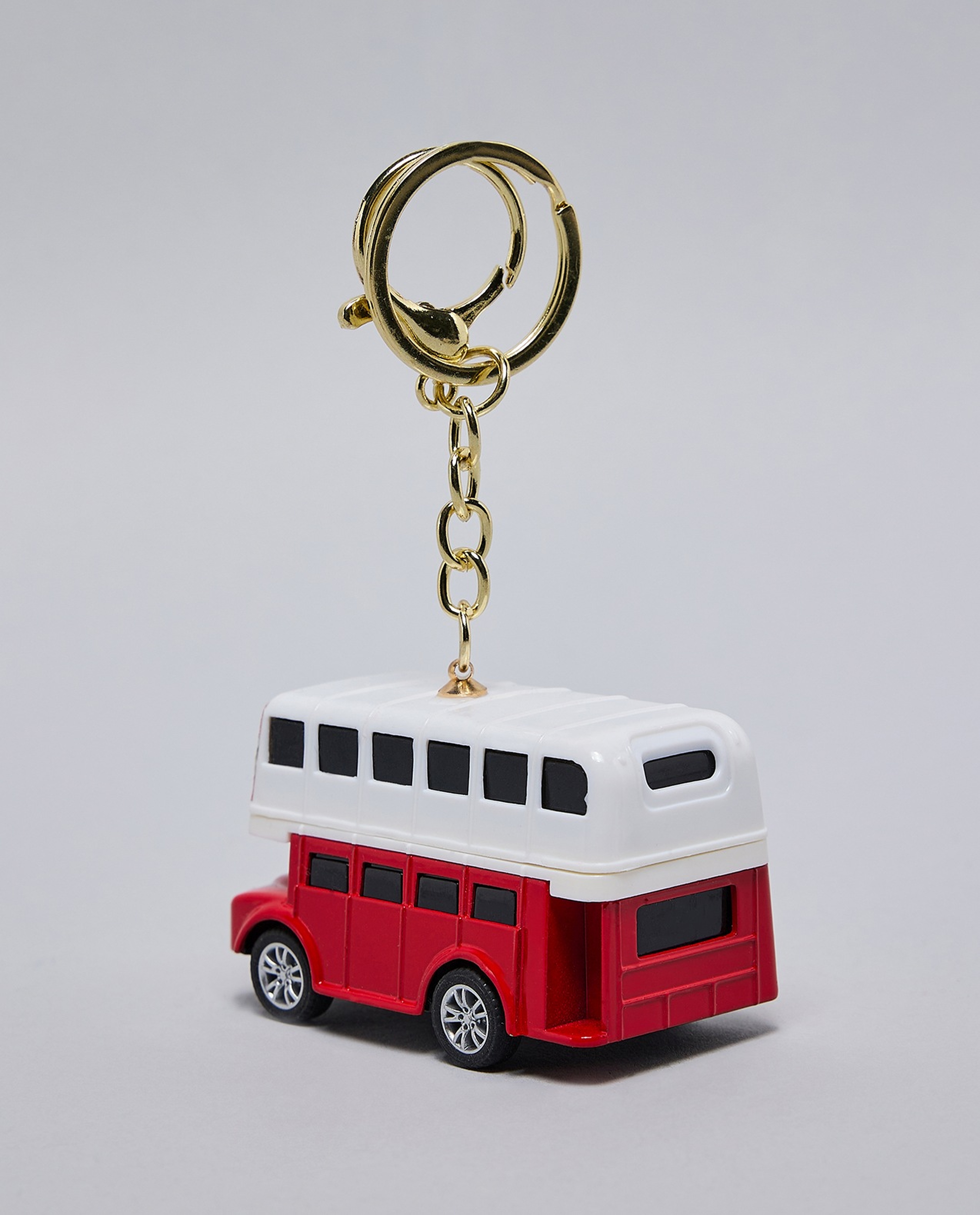 Double Decker Bus Keychain