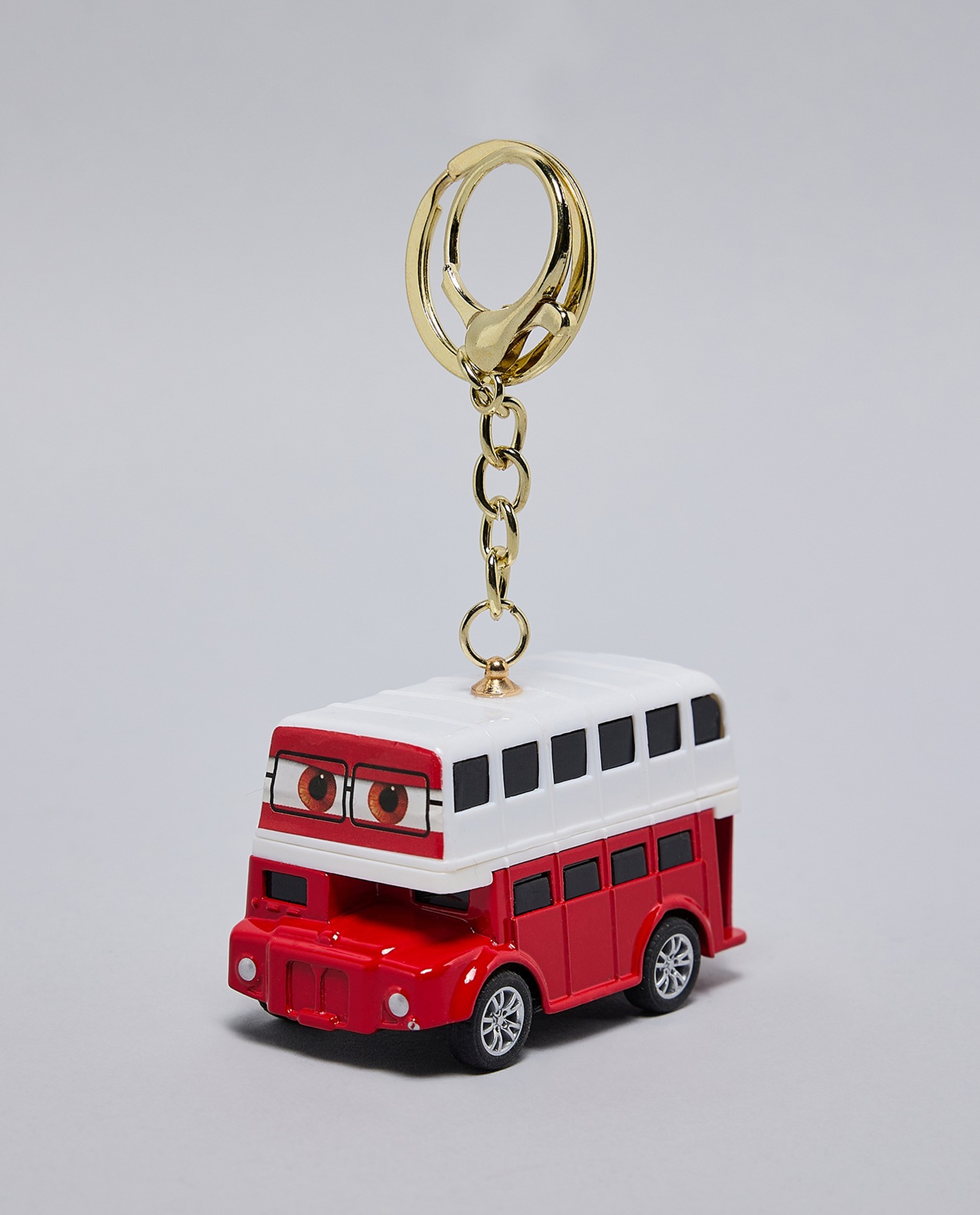 Double Decker Bus Keychain