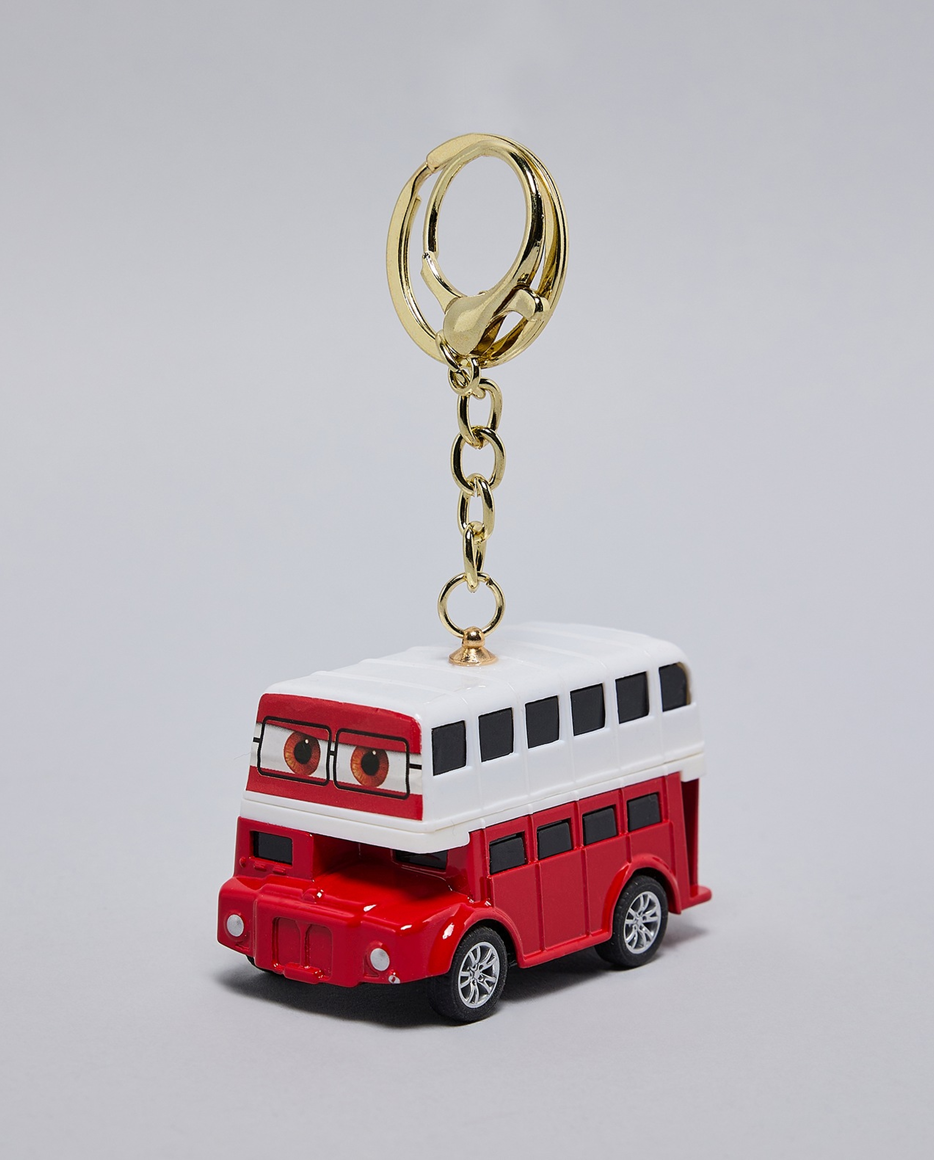 Double Decker Bus Keychain