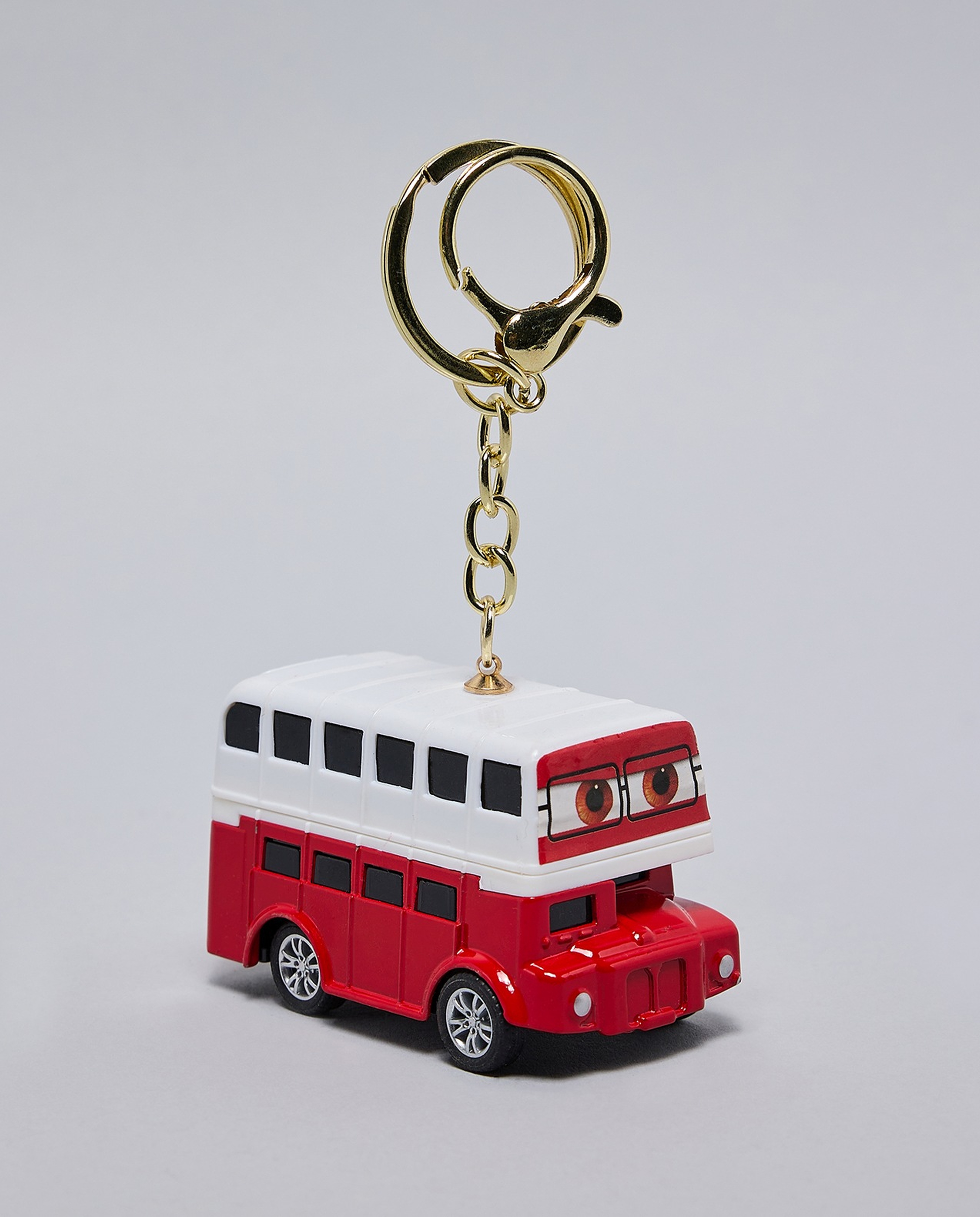 Double Decker Bus Keychain
