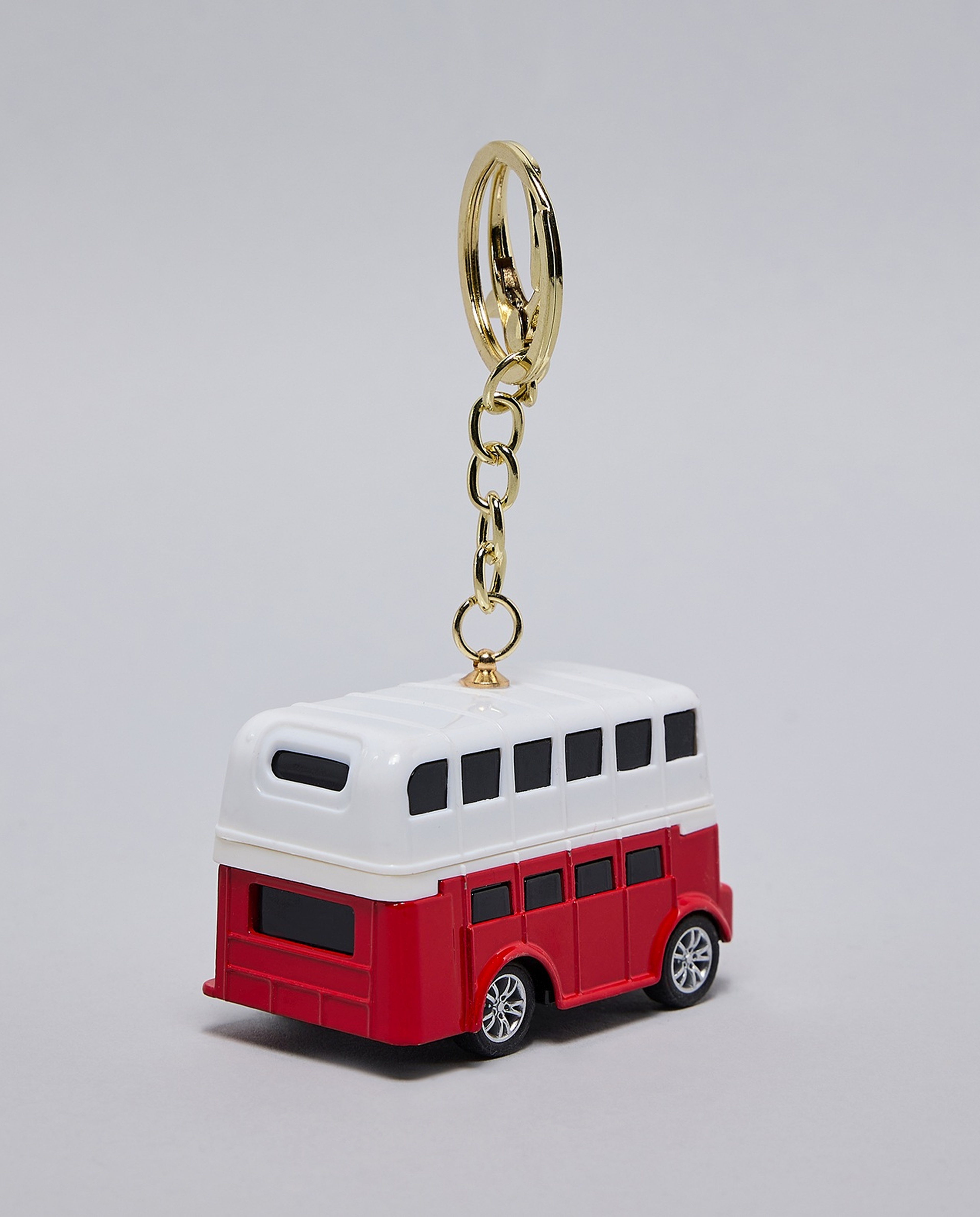 Double Decker Bus Keychain