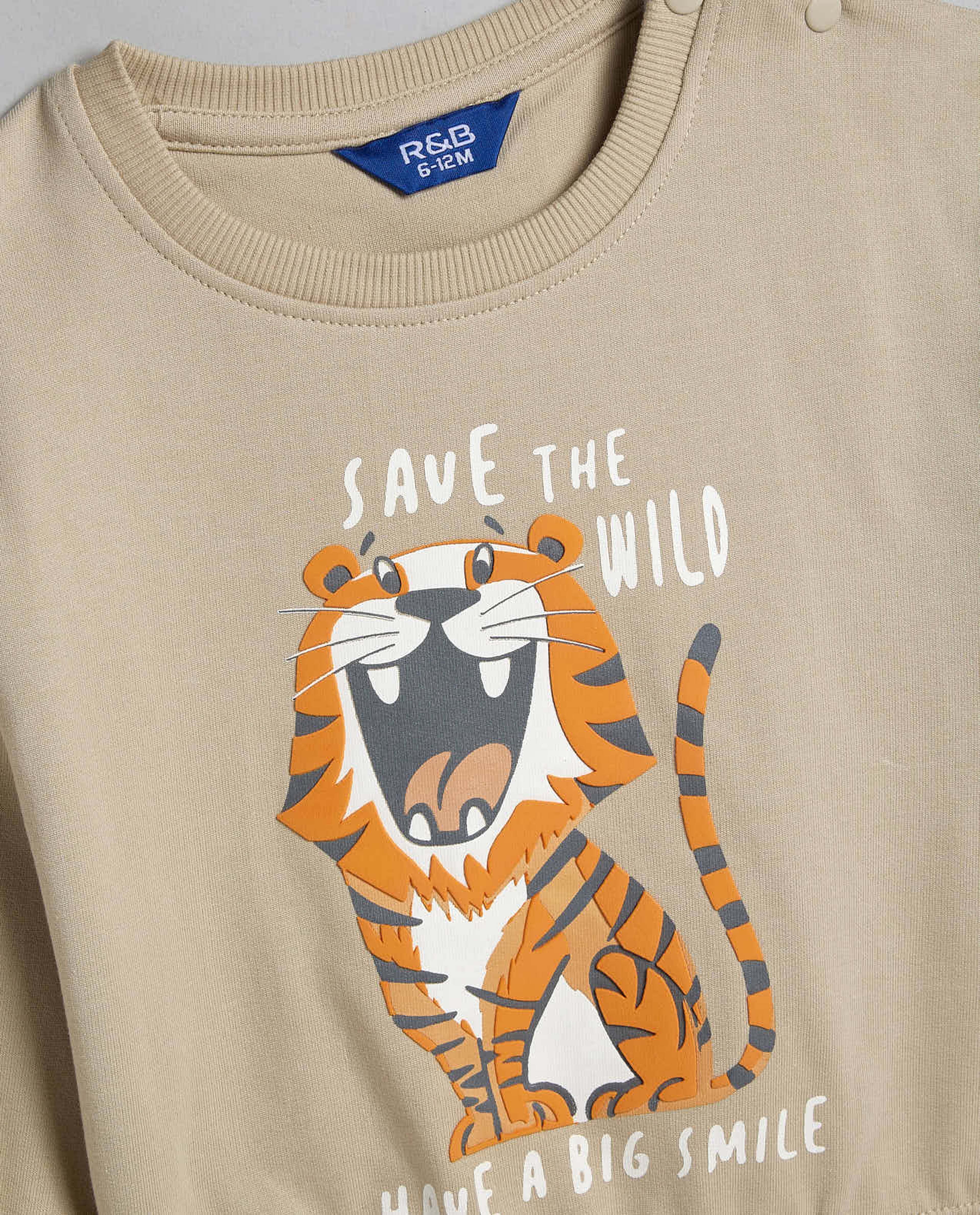 Printed Sweatshirt and Joggers Set