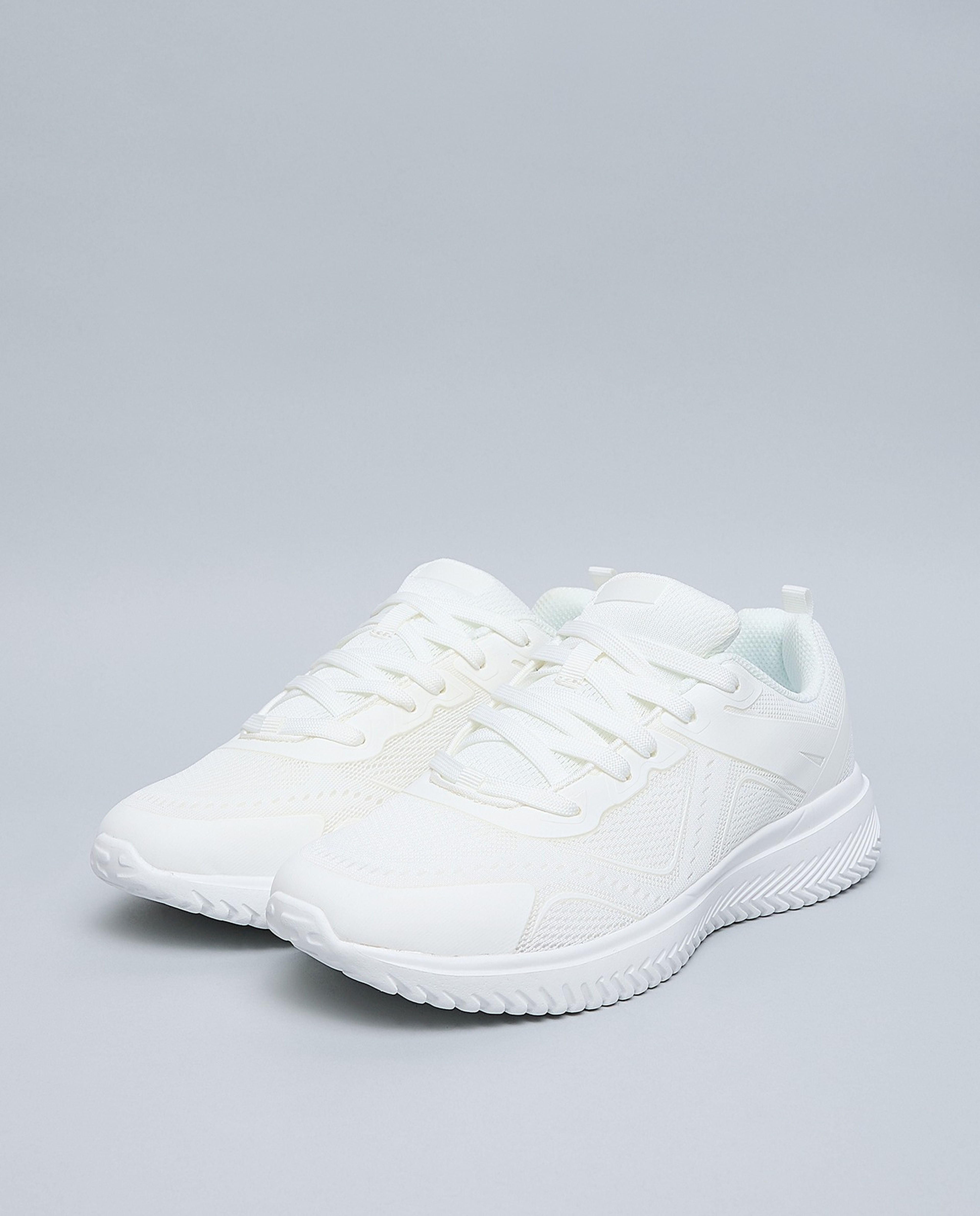 Knitted Lace Up Sports Shoes