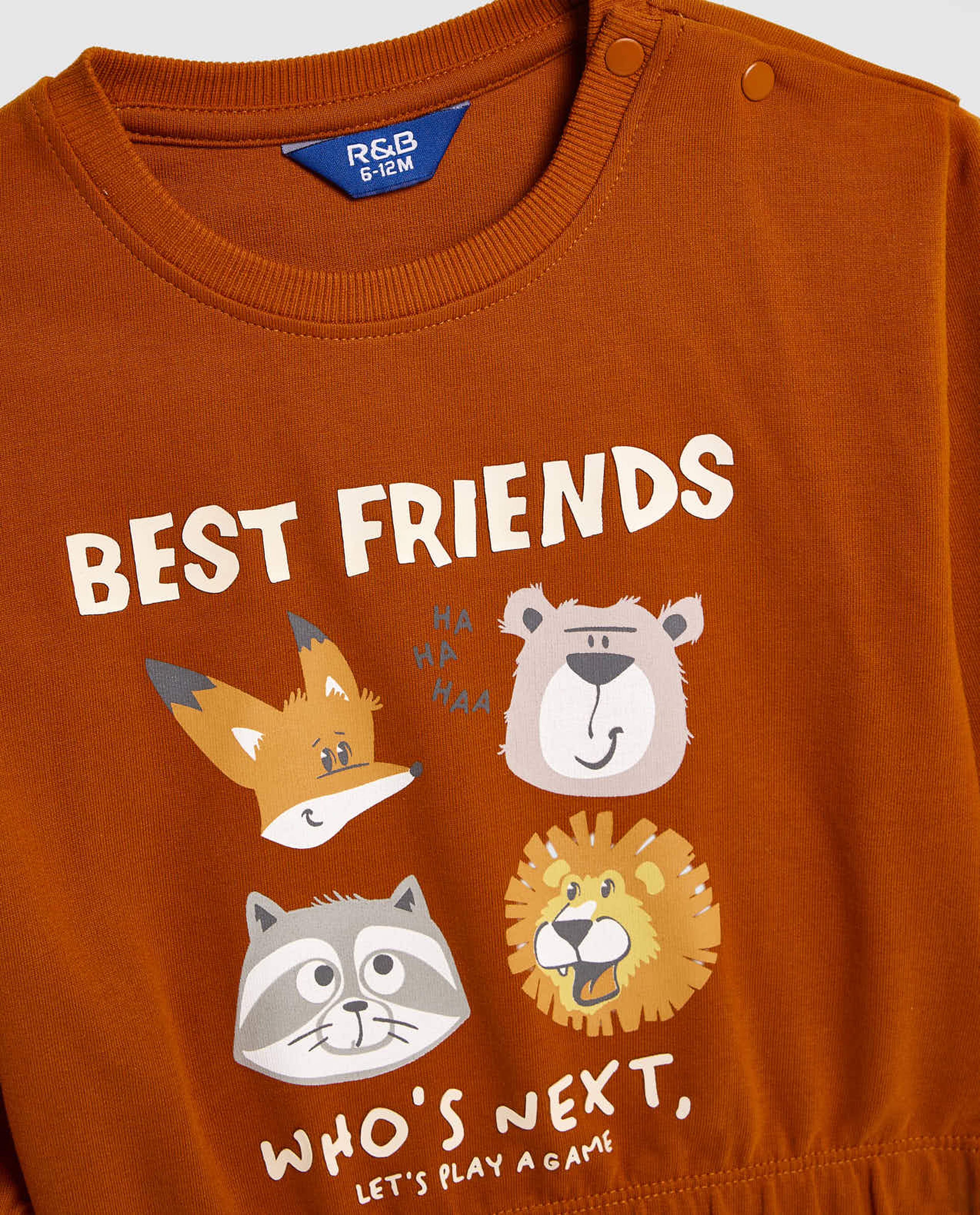 Printed Sweatshirt and Joggers Set