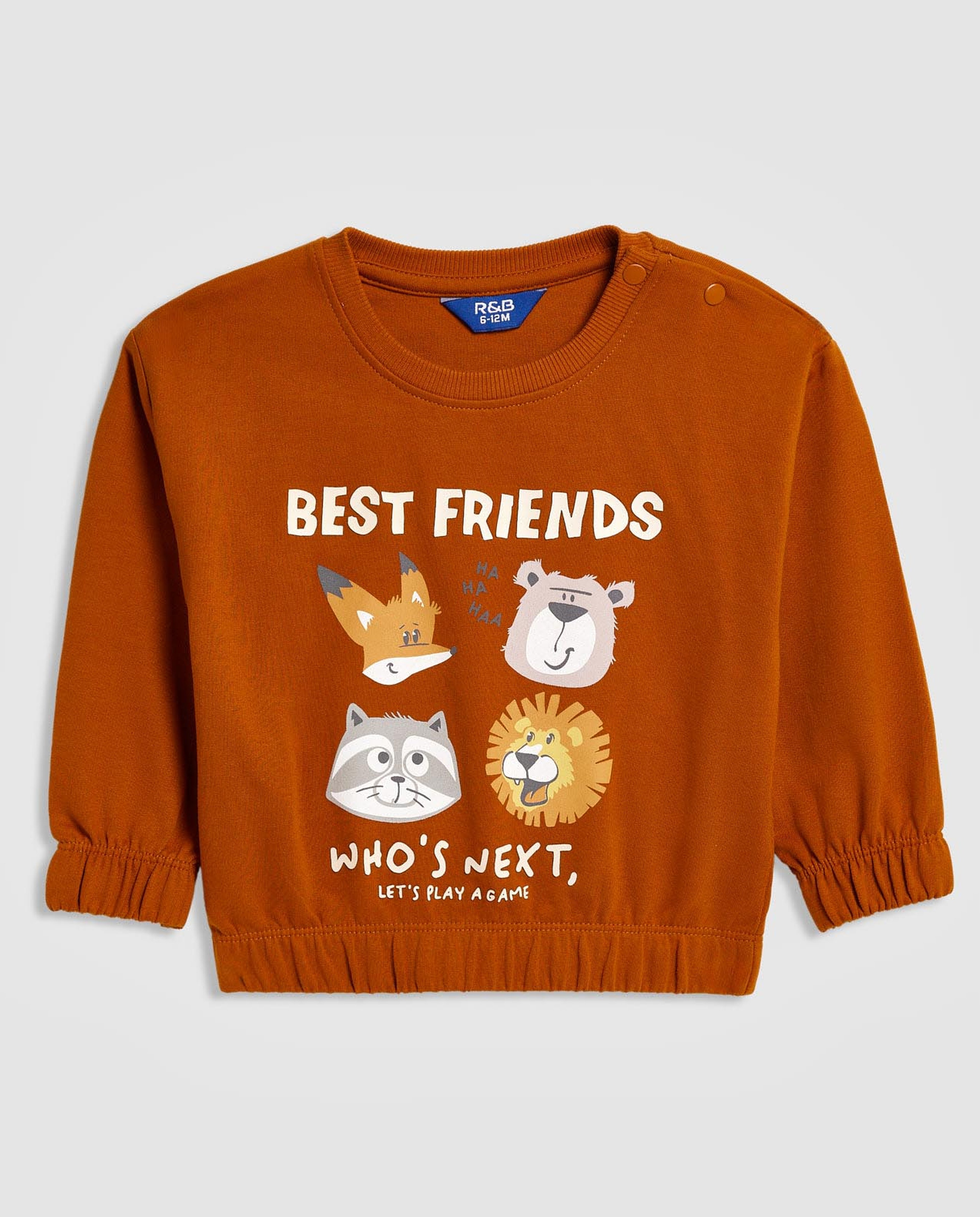 Printed Sweatshirt and Joggers Set