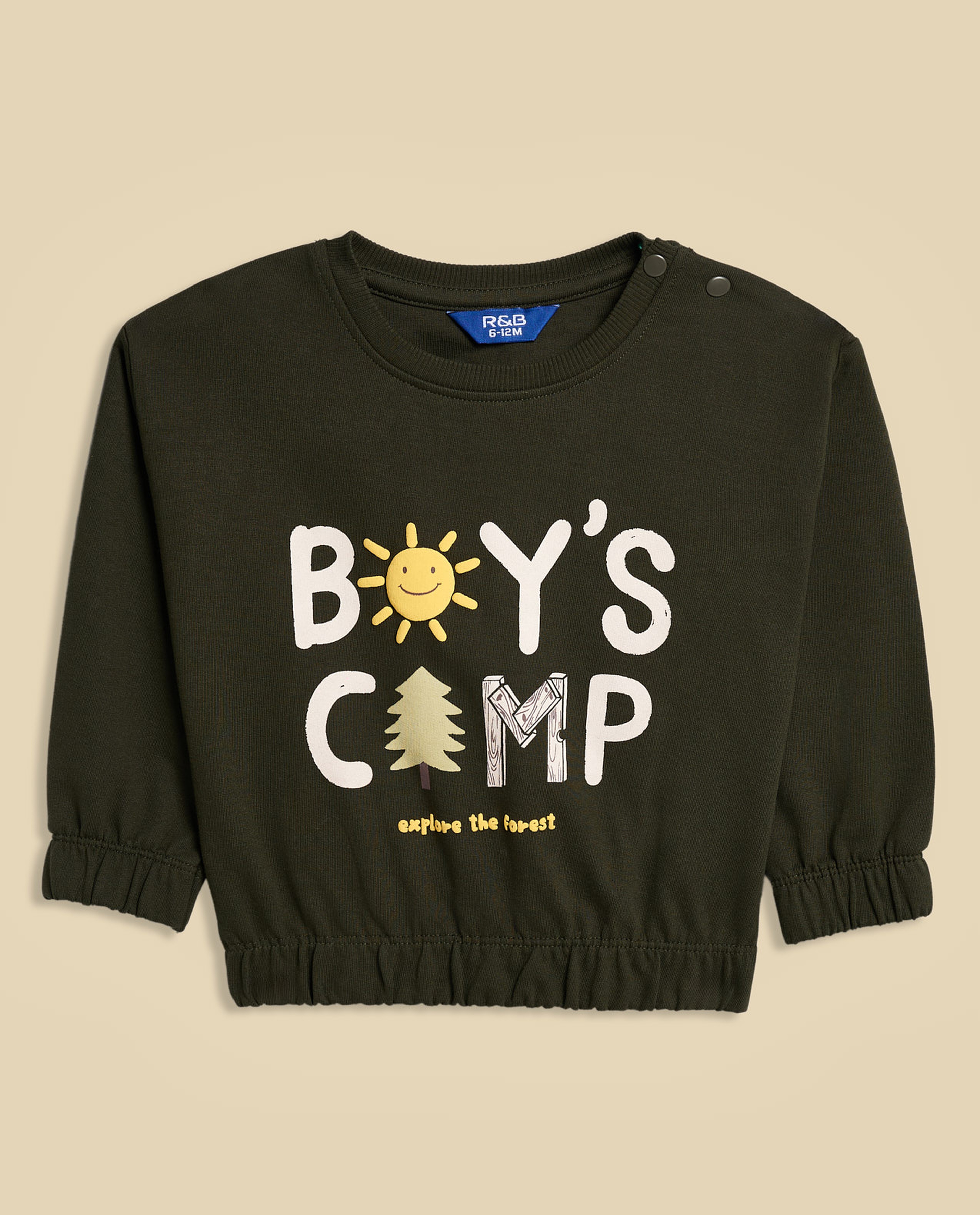 Printed Sweatshirt and Joggers Set