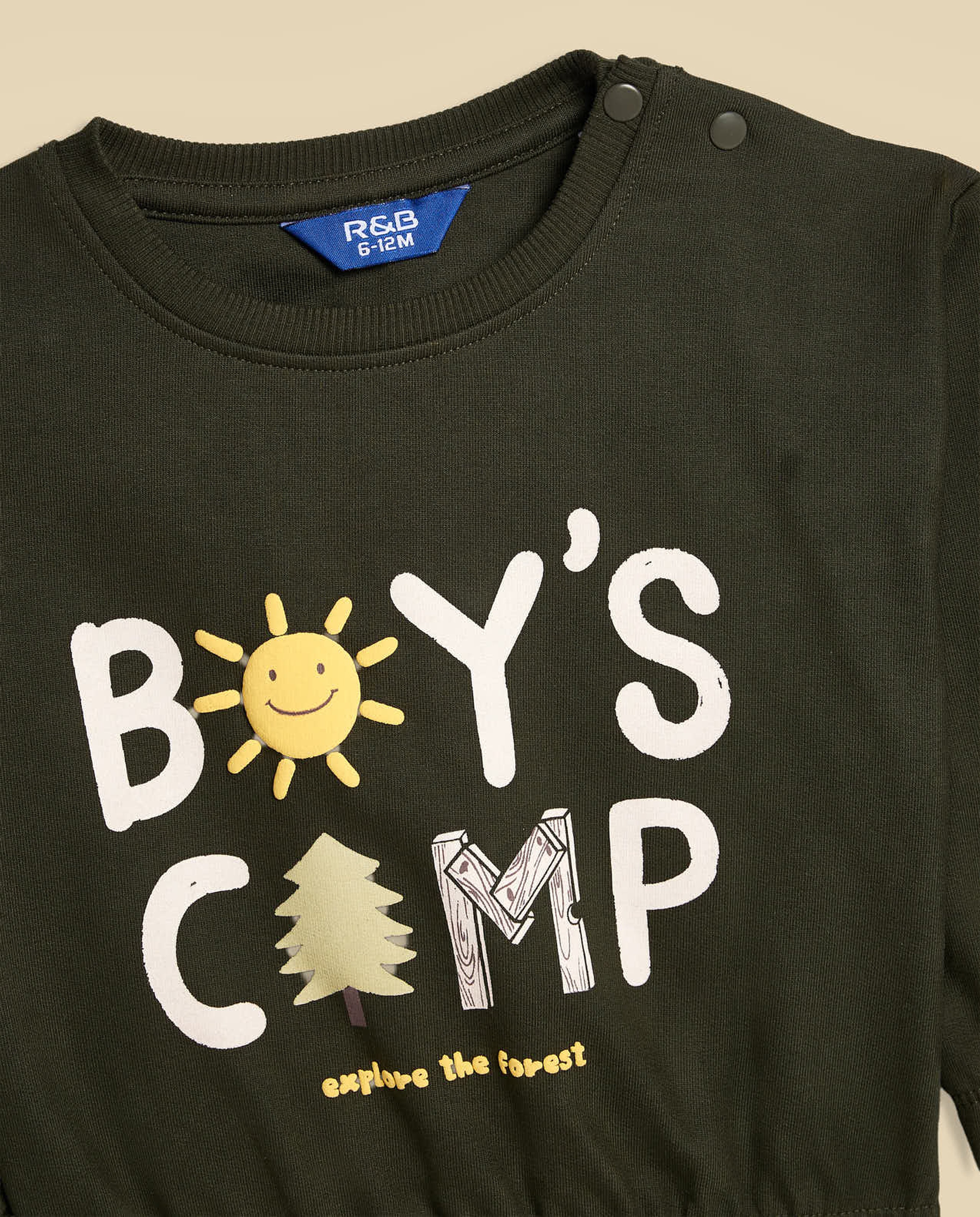 Printed Sweatshirt and Joggers Set