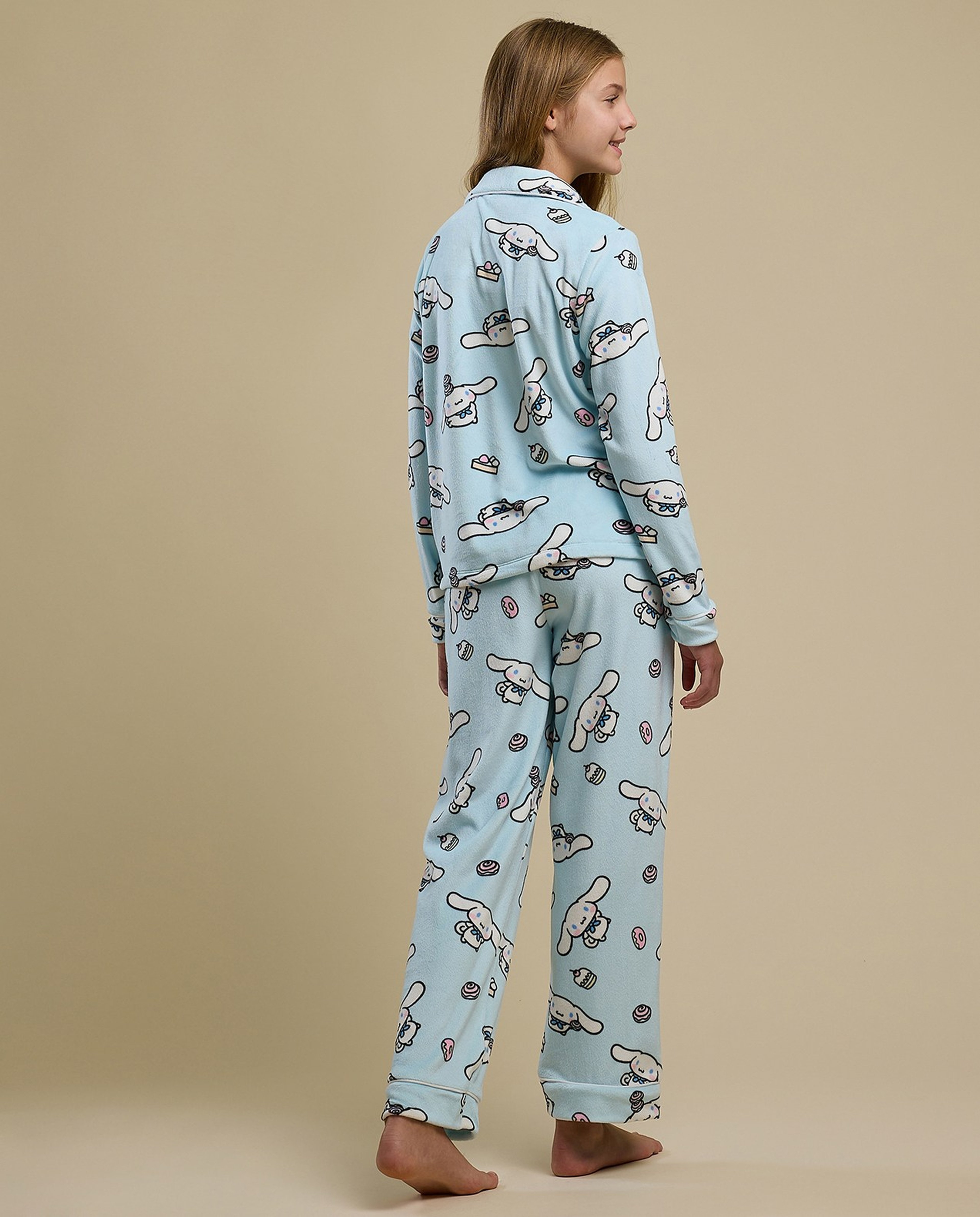 Printed Long Sleeves Pyjama Set