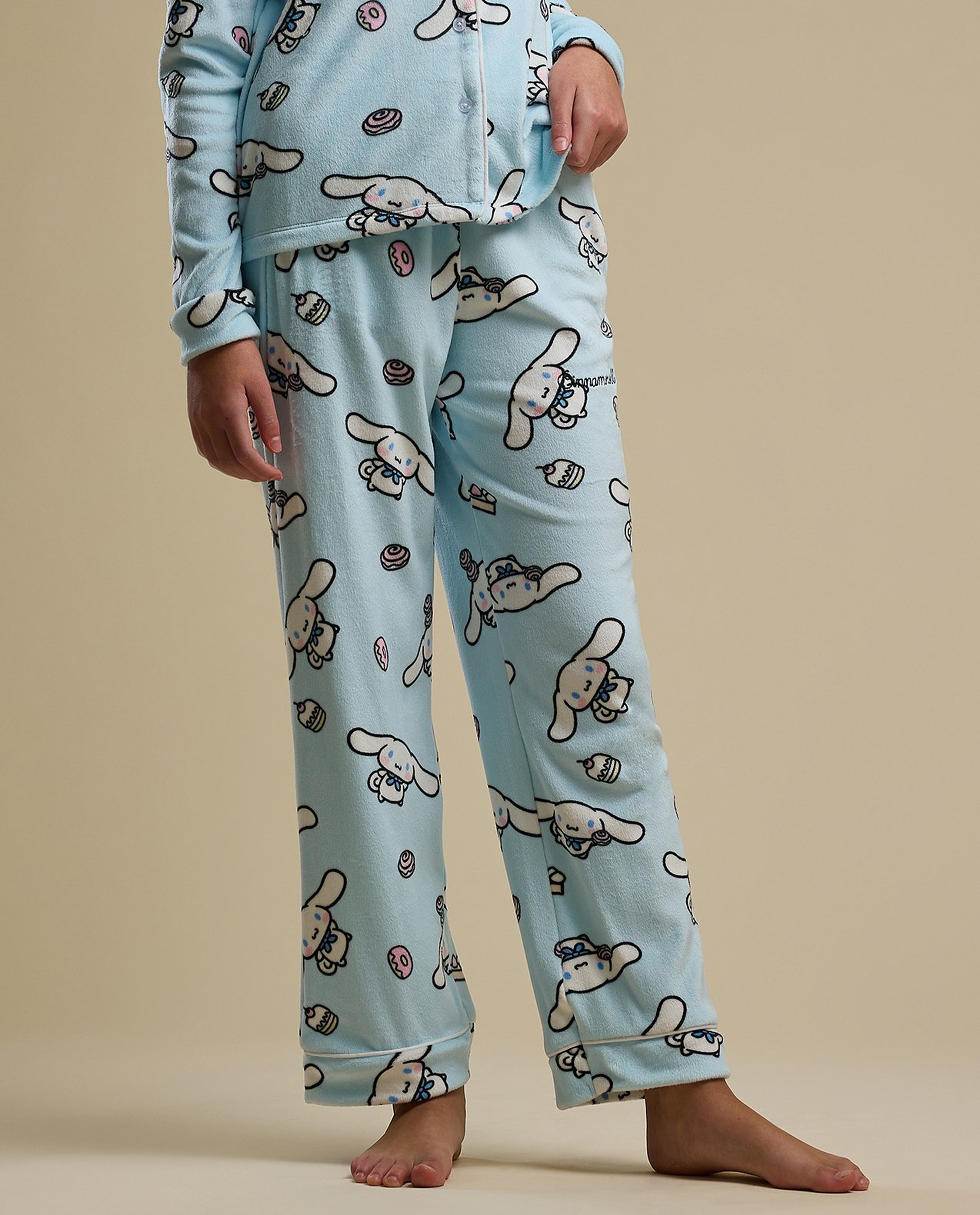 Printed Long Sleeves Pyjama Set
