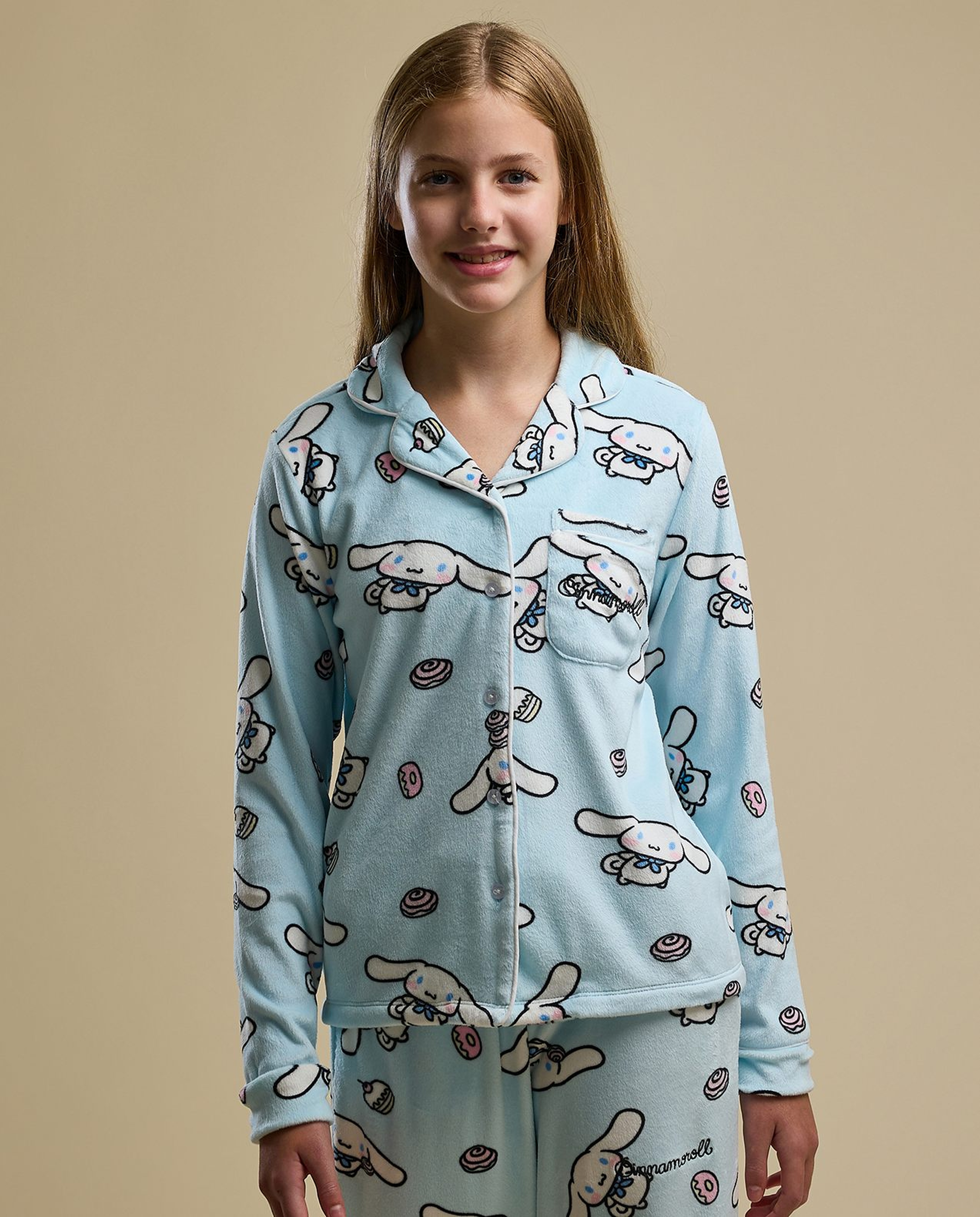 Printed Long Sleeves Pyjama Set