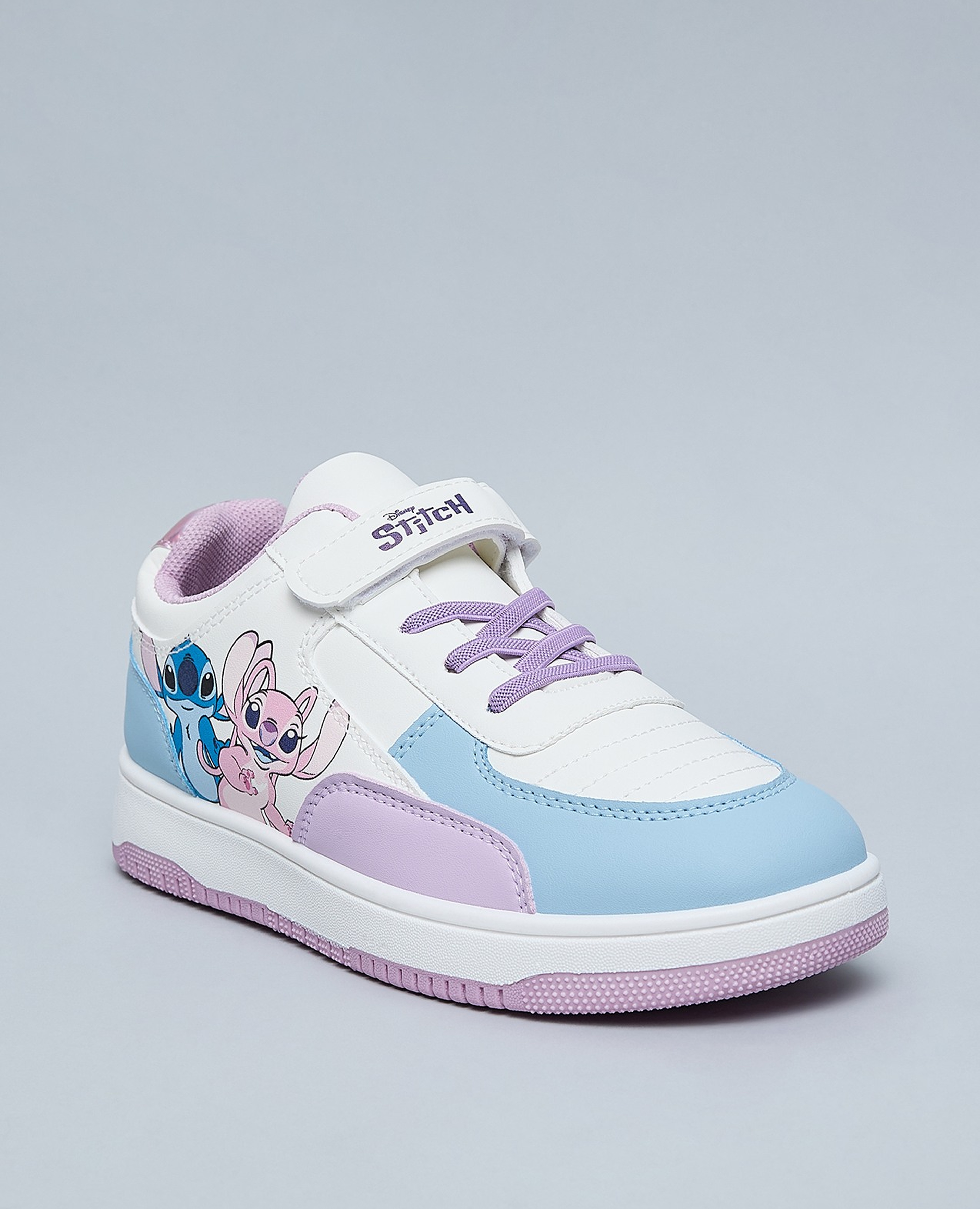 Stitch & Angel Printed Velcro Closure Sneakers