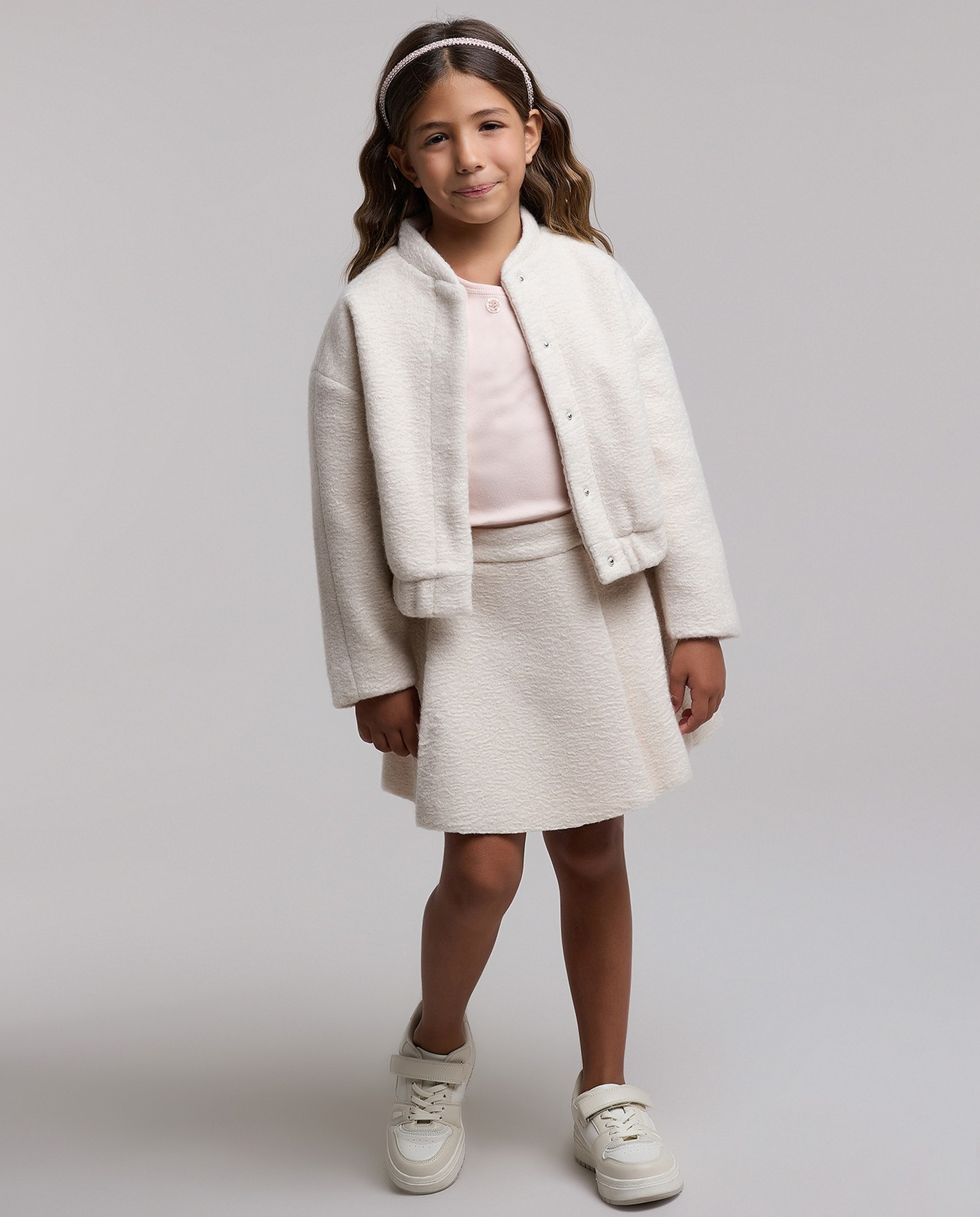 Sherpa Jacket with Button Closure