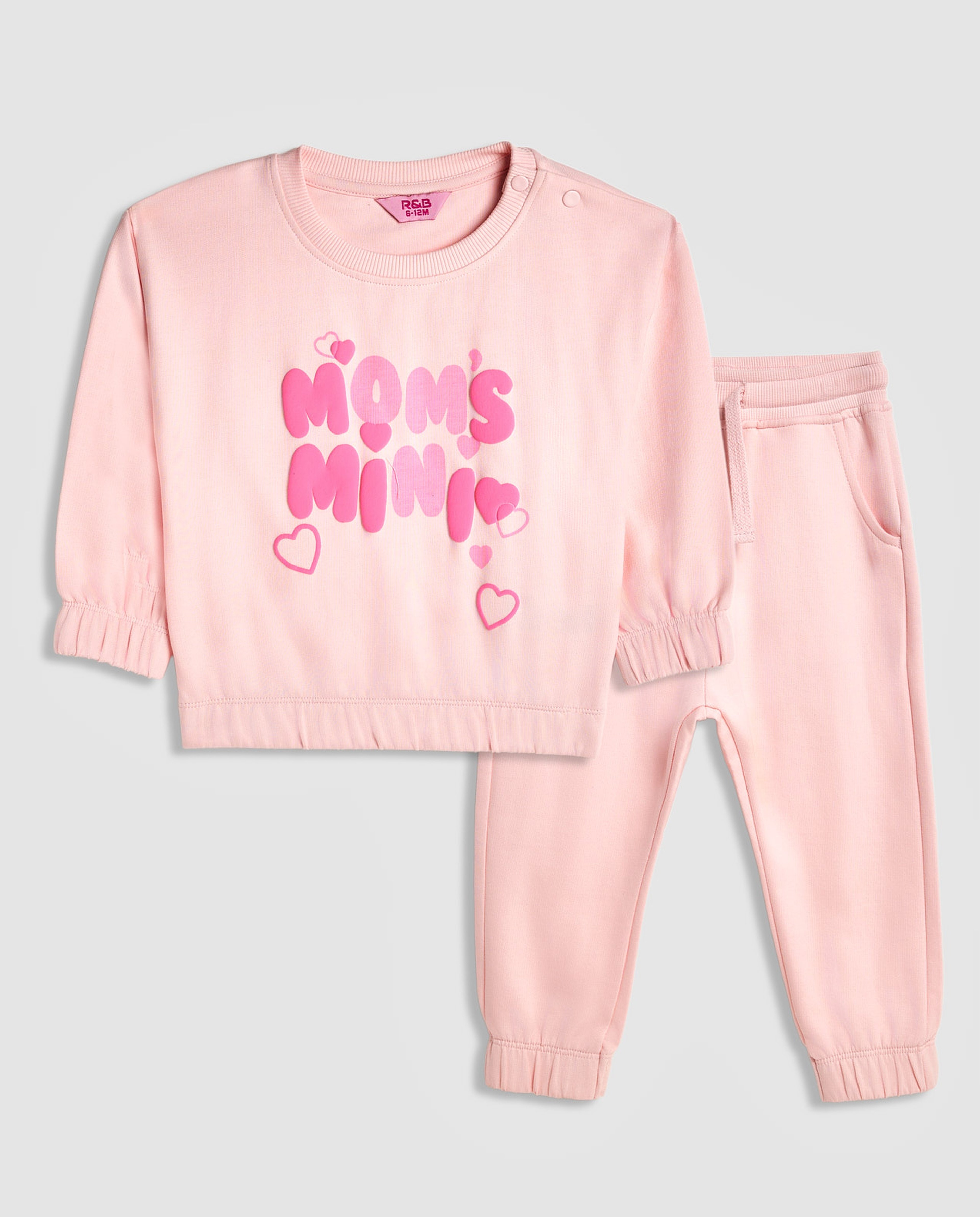 Printed Sweatshirt and Joggers Set