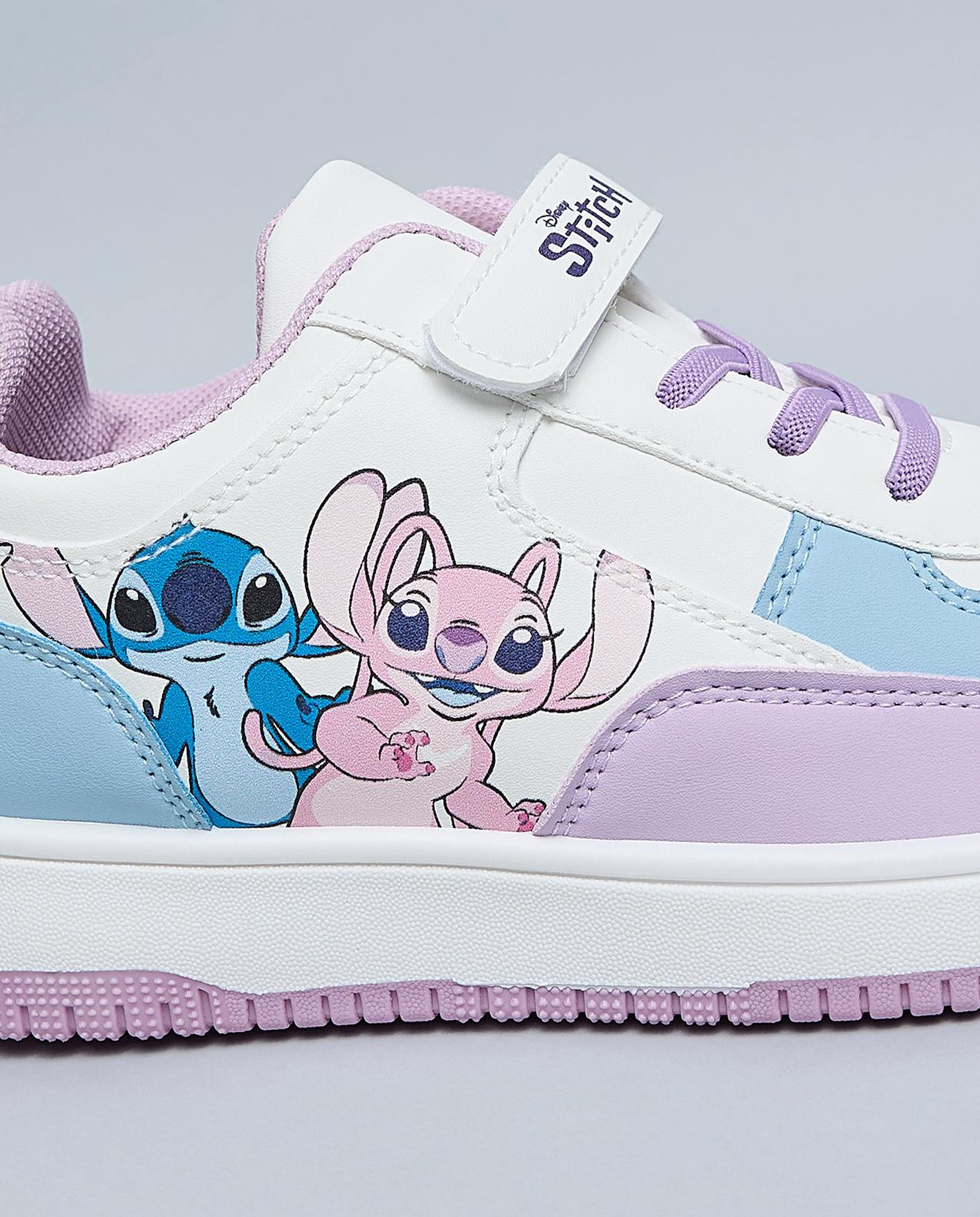 Stitch & Angel Printed Velcro Closure Sneakers