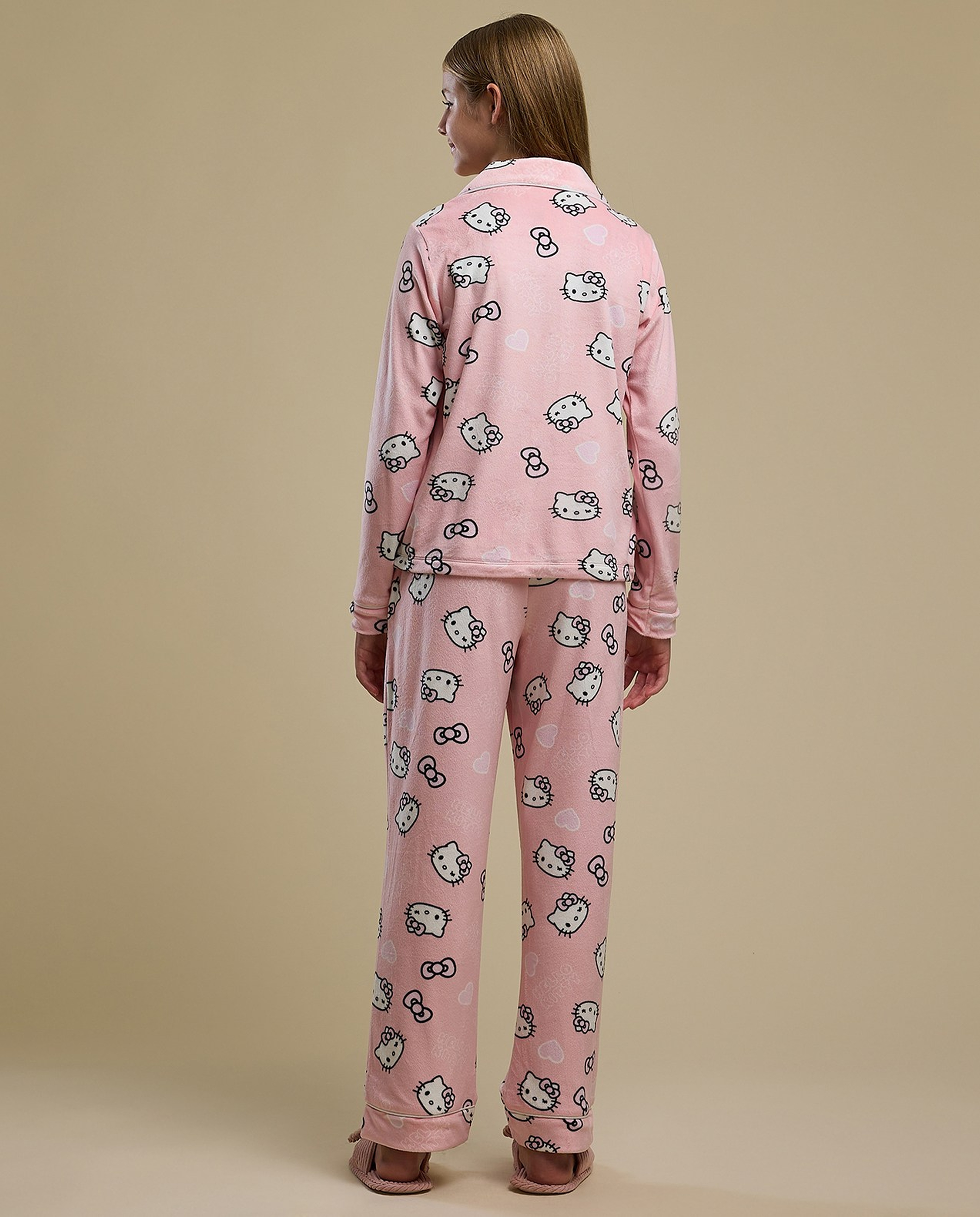 Printed Long Sleeves Pyjama Set