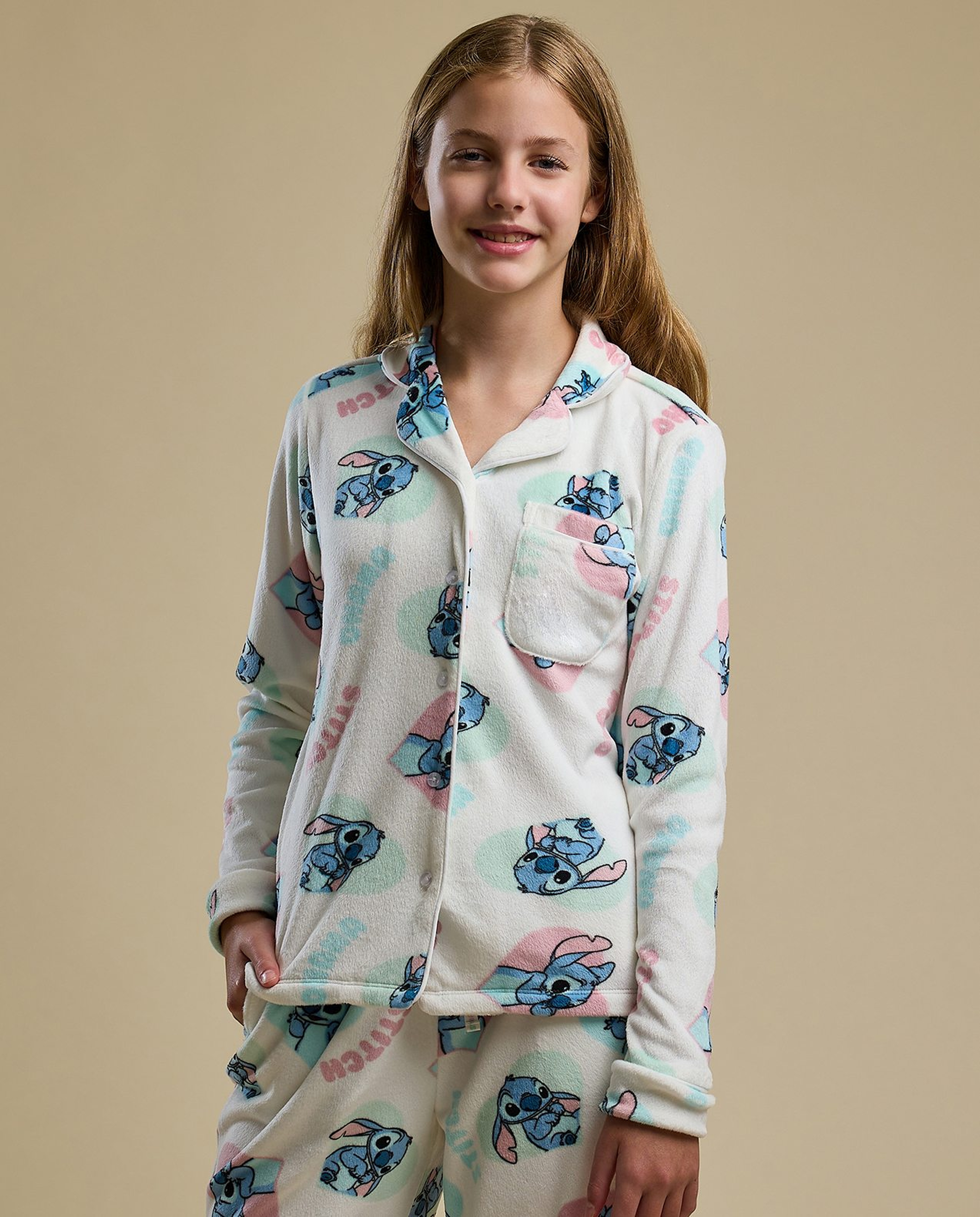 Printed Long Sleeves Pyjama Set