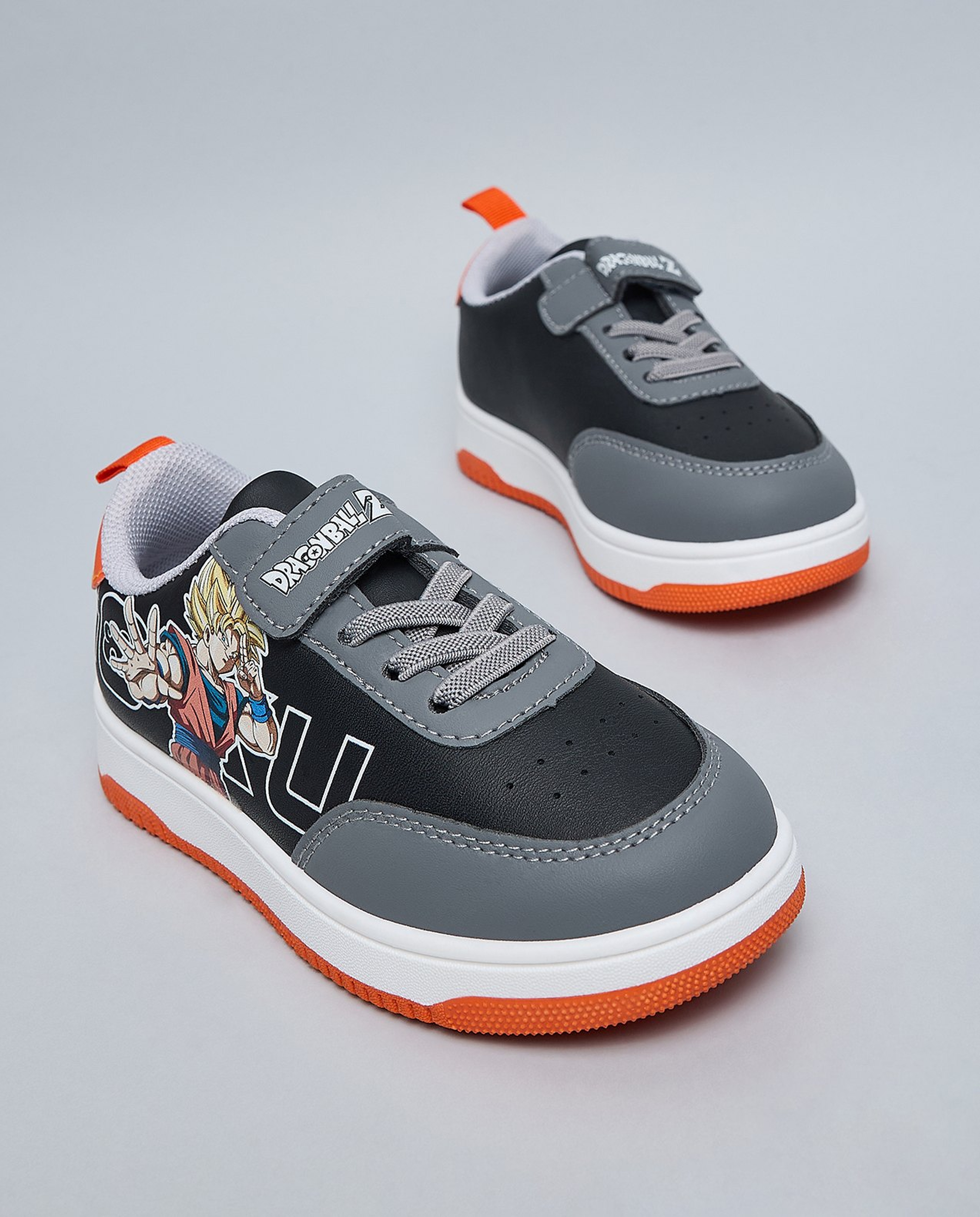 Dragon Ball Goku Printed Velcro Closure Sneakers