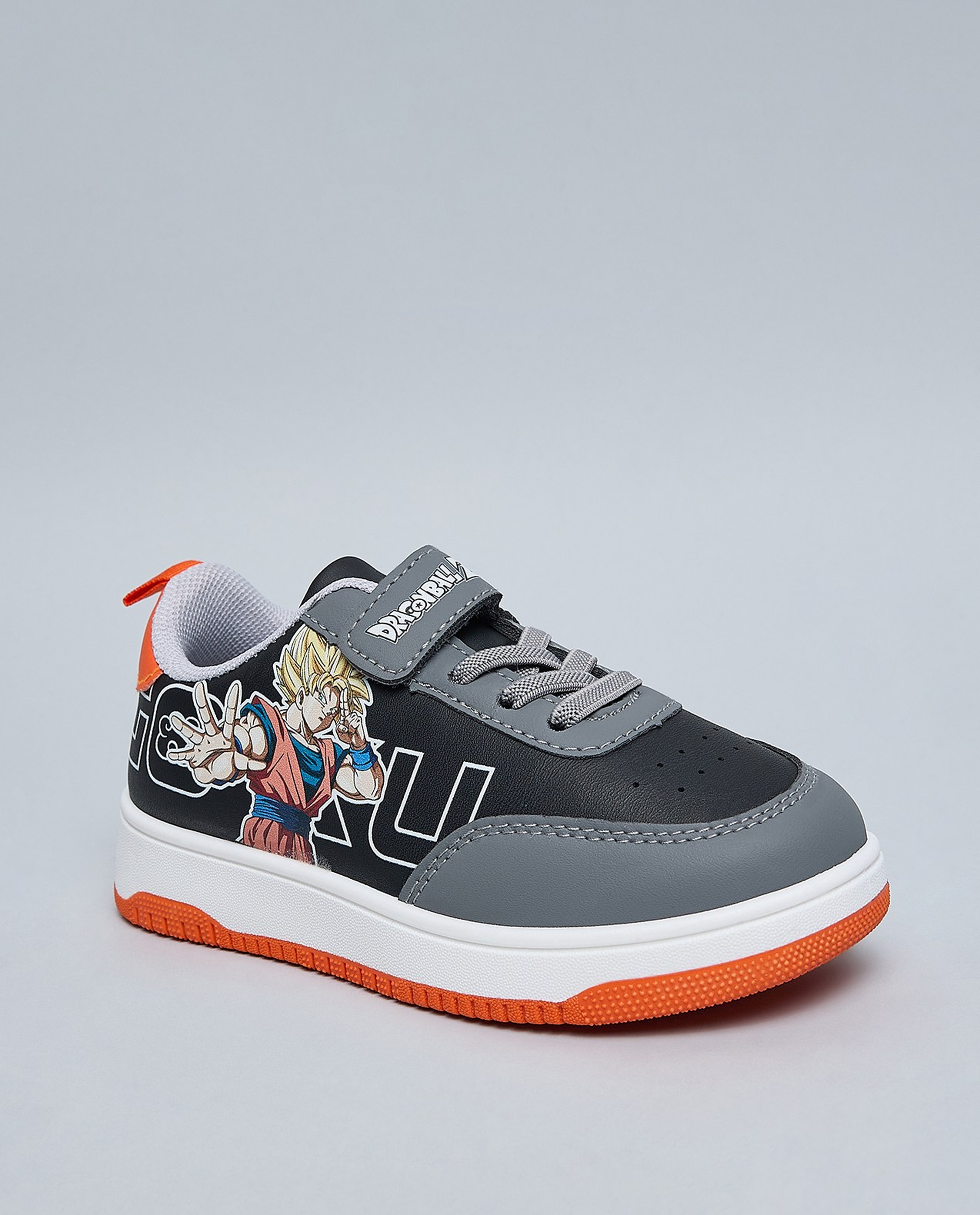 Dragon Ball Goku Printed Velcro Closure Sneakers