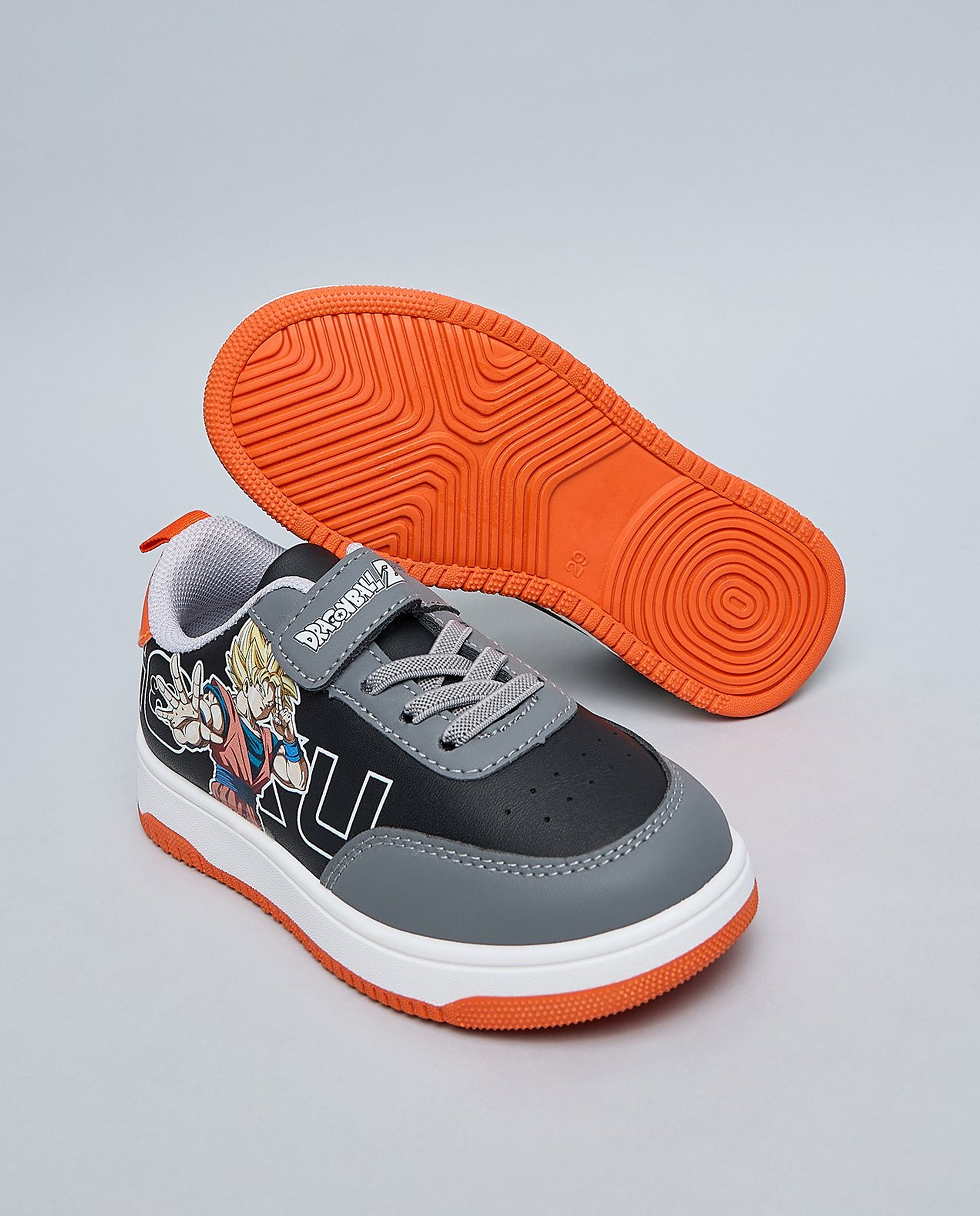 Dragon Ball Goku Printed Velcro Closure Sneakers