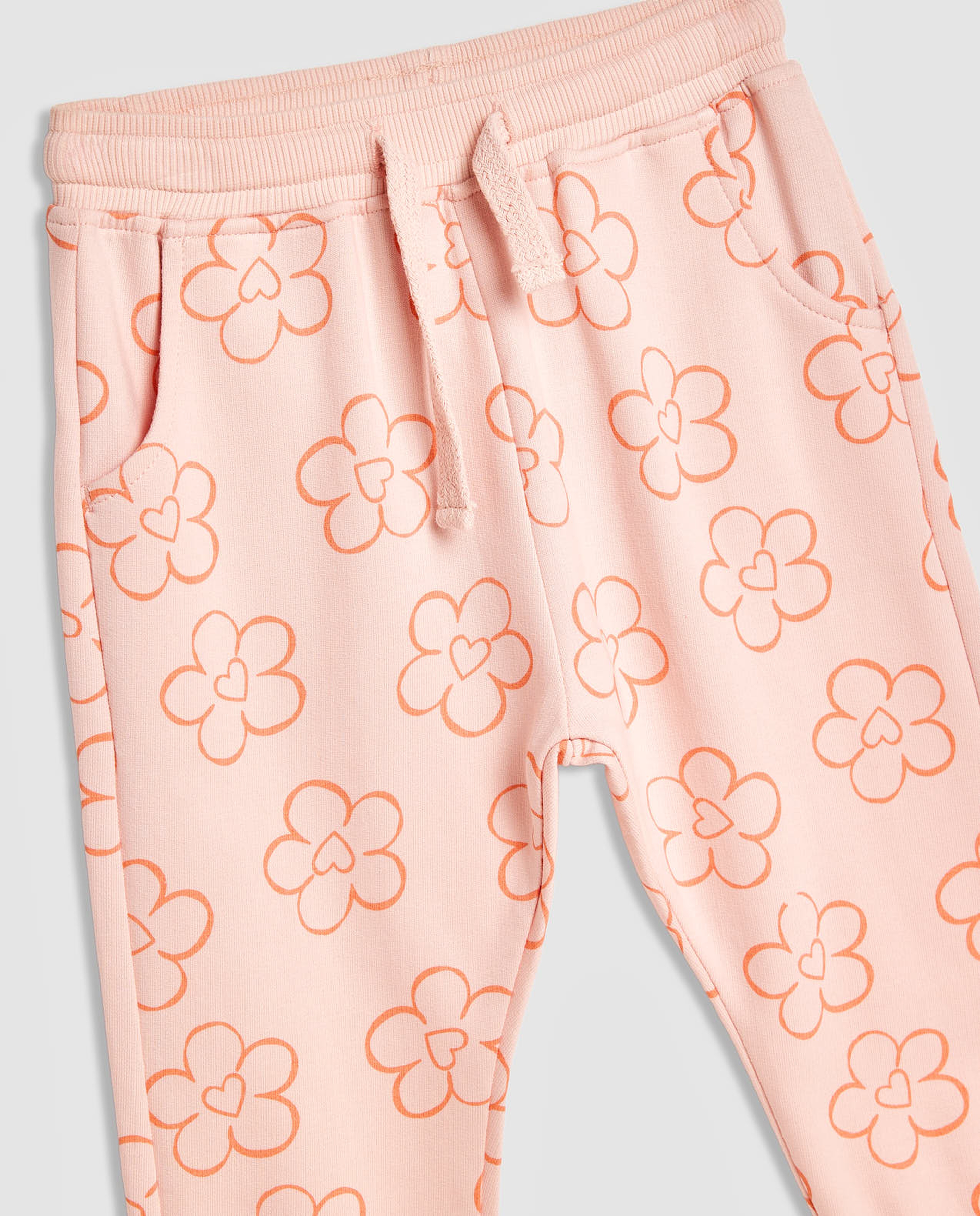 Printed Sweatshirt and Joggers Set