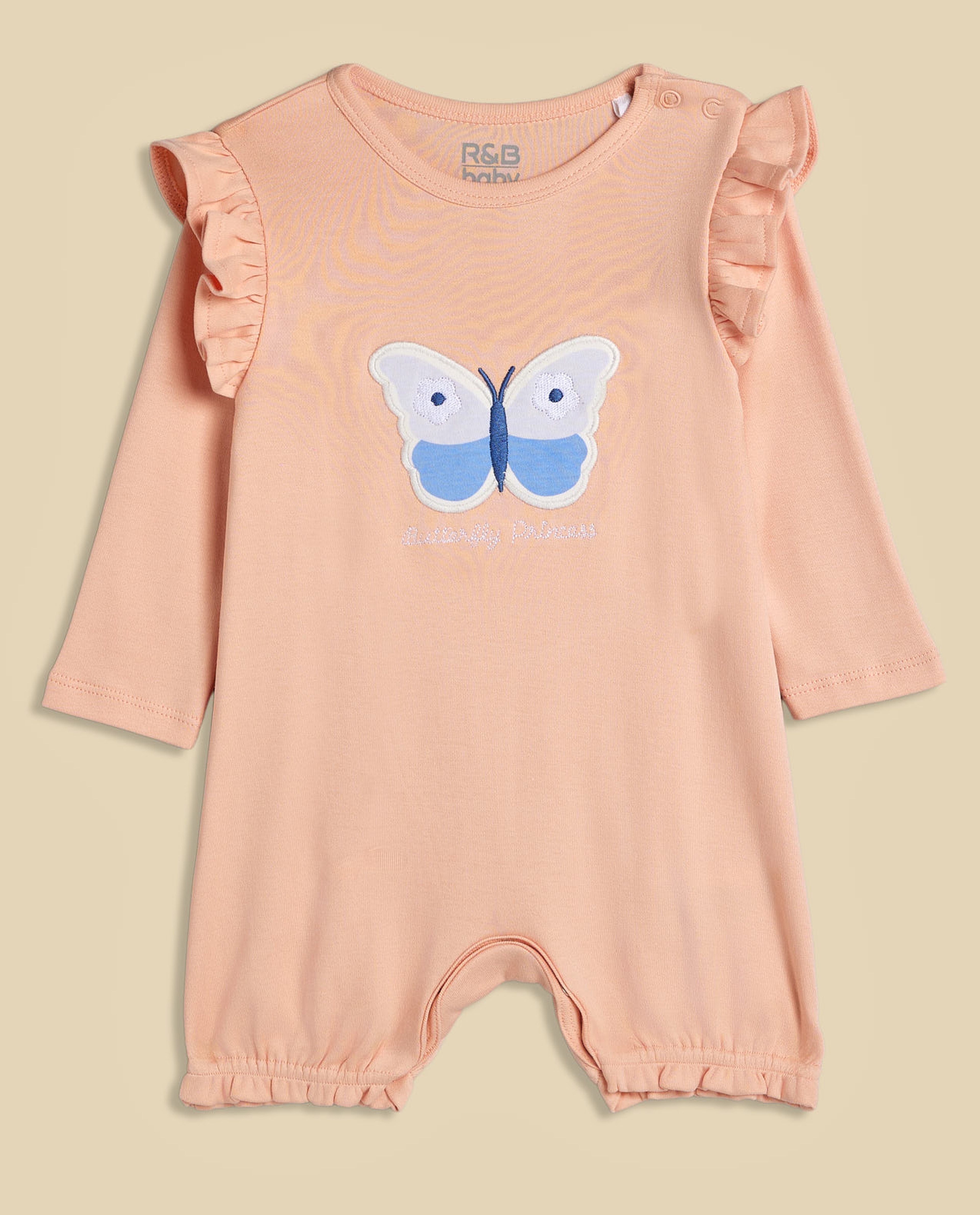 3 Pack Printed Rompers with Long Sleeves