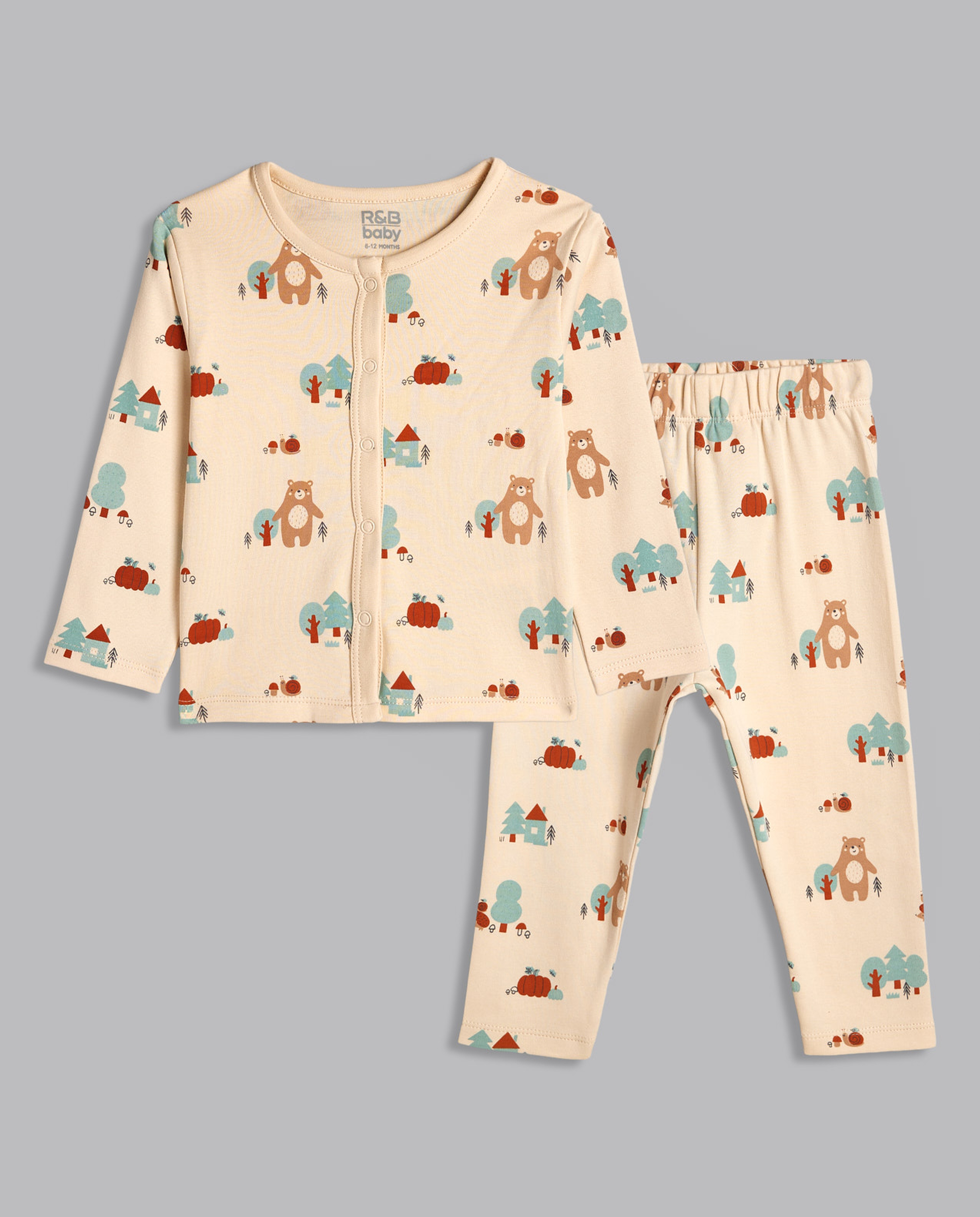 Printed Top and Pant Set