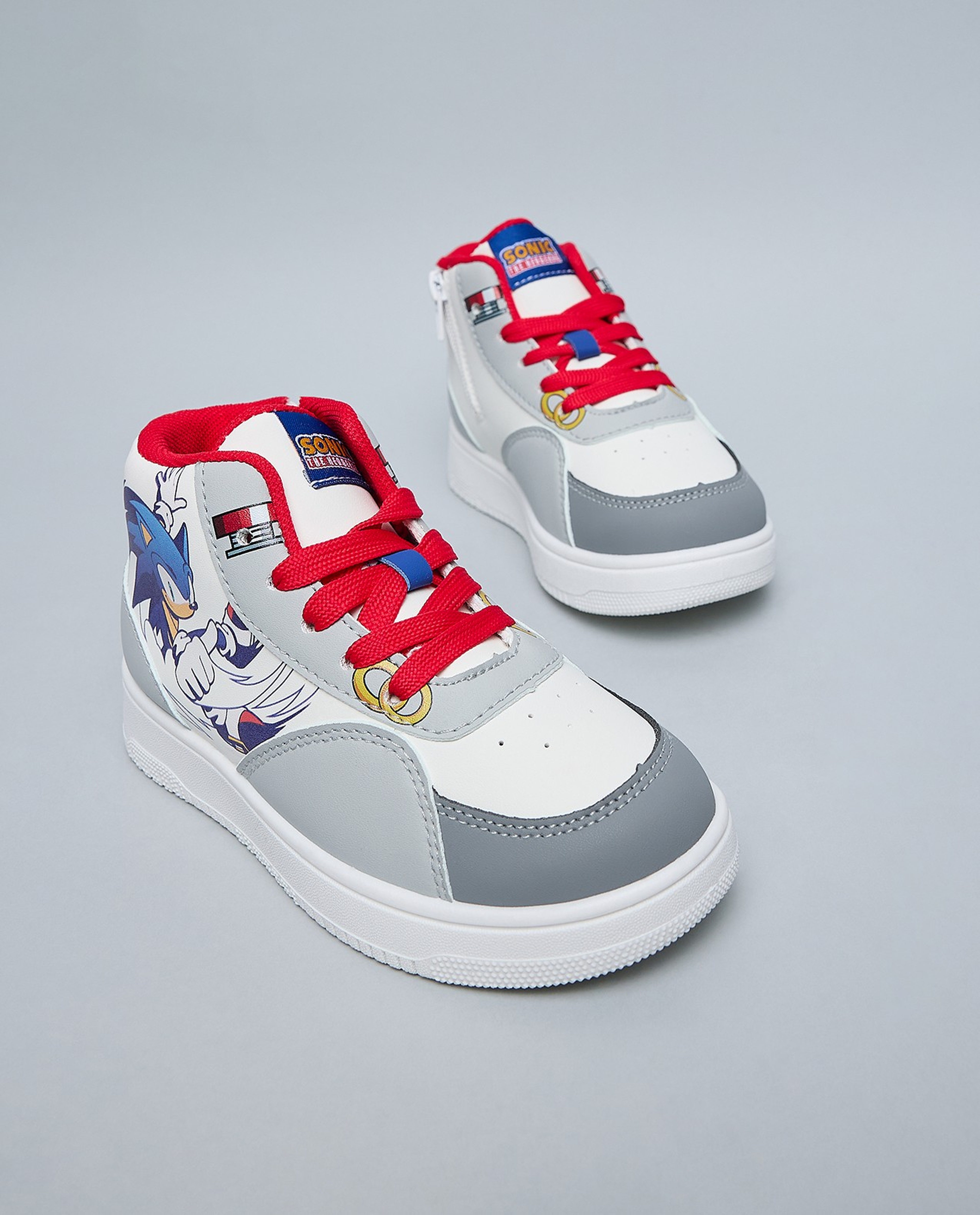 Sonic the Hedgehog Printed High Top Sneakers