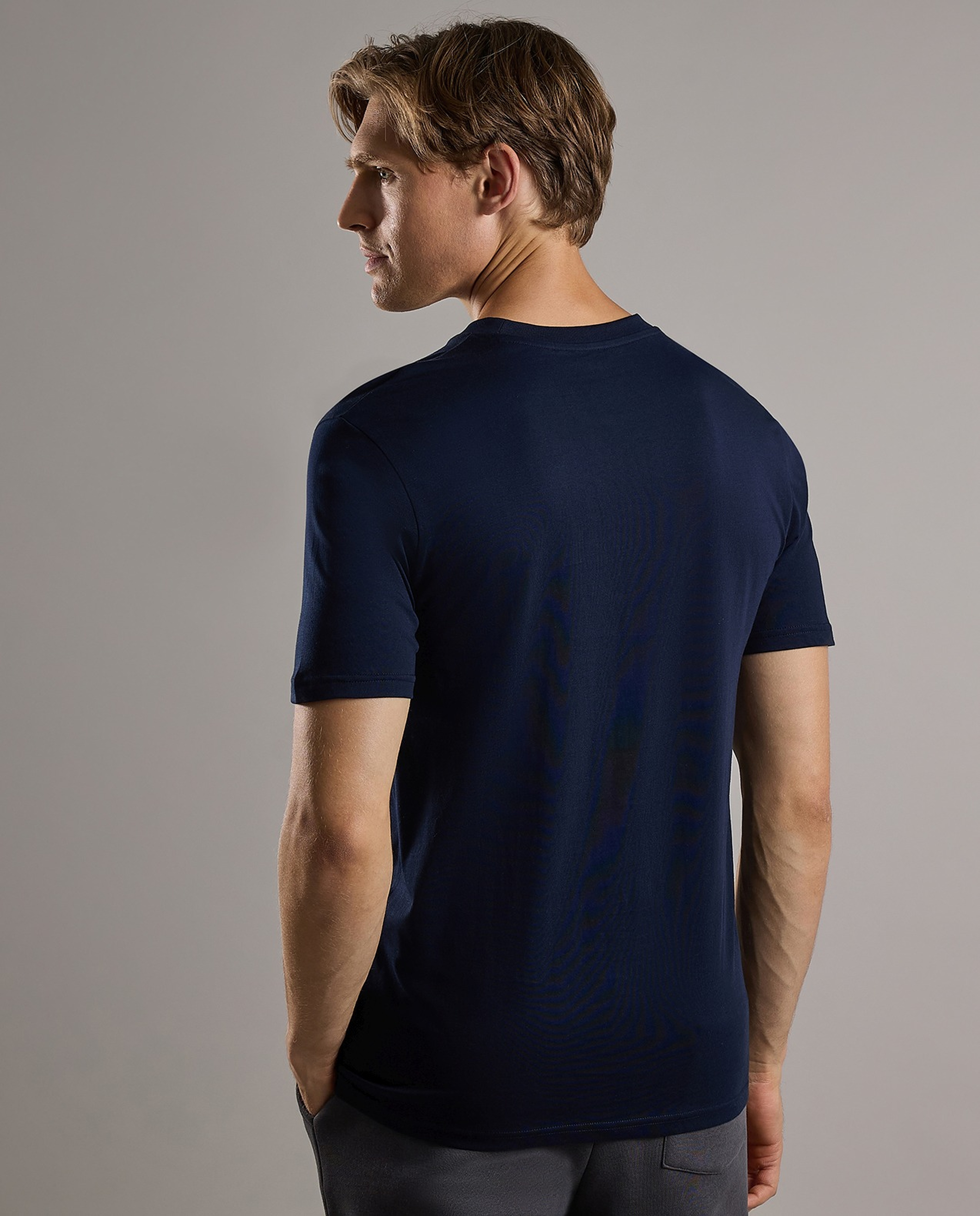 Printed T-Shirt with Crew Neck and Short Sleeves