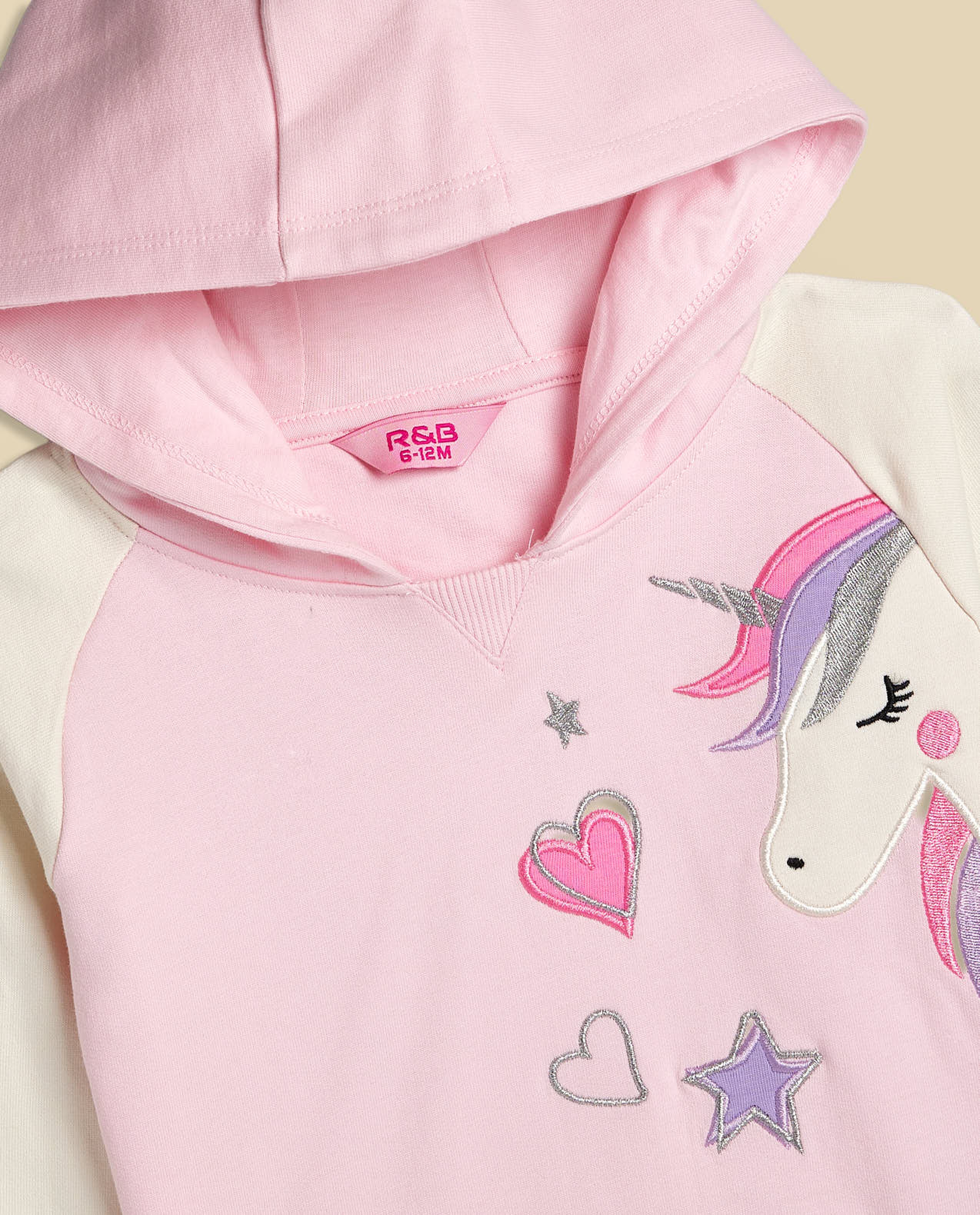 Embroidered Hooded Clothing Set