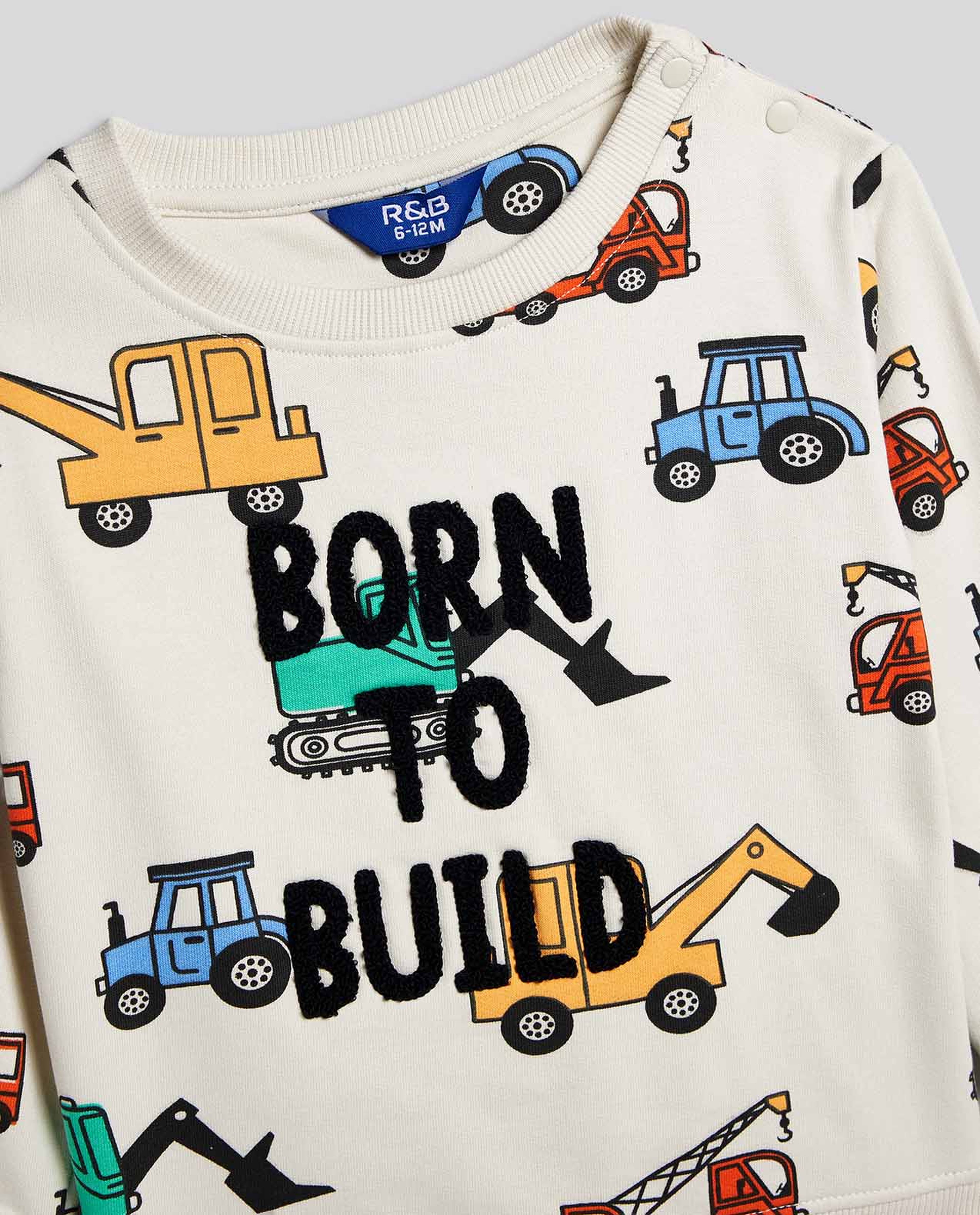 Embroidered Sweatshirt and Joggers Set