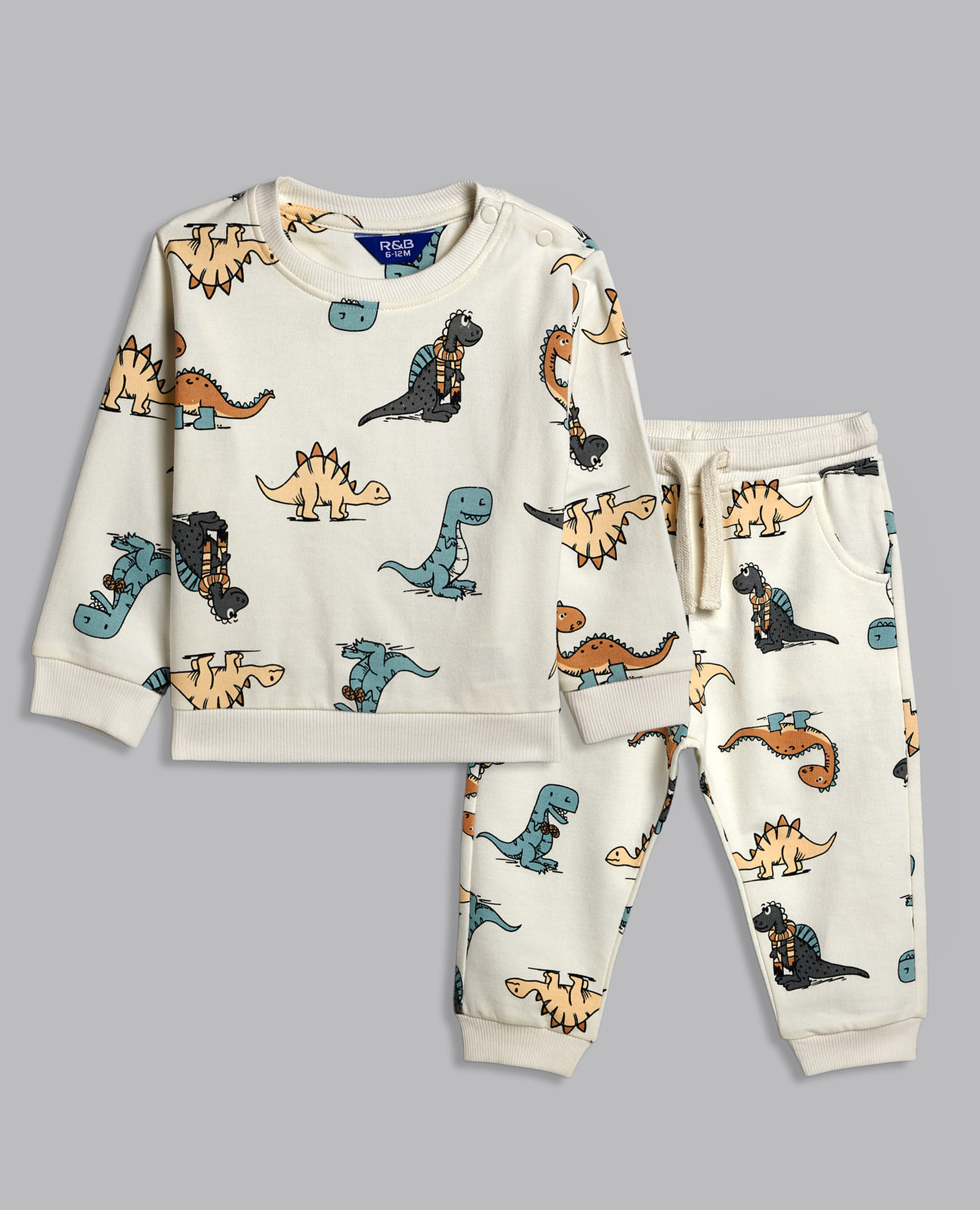 Printed Sweatshirt and Joggers Set