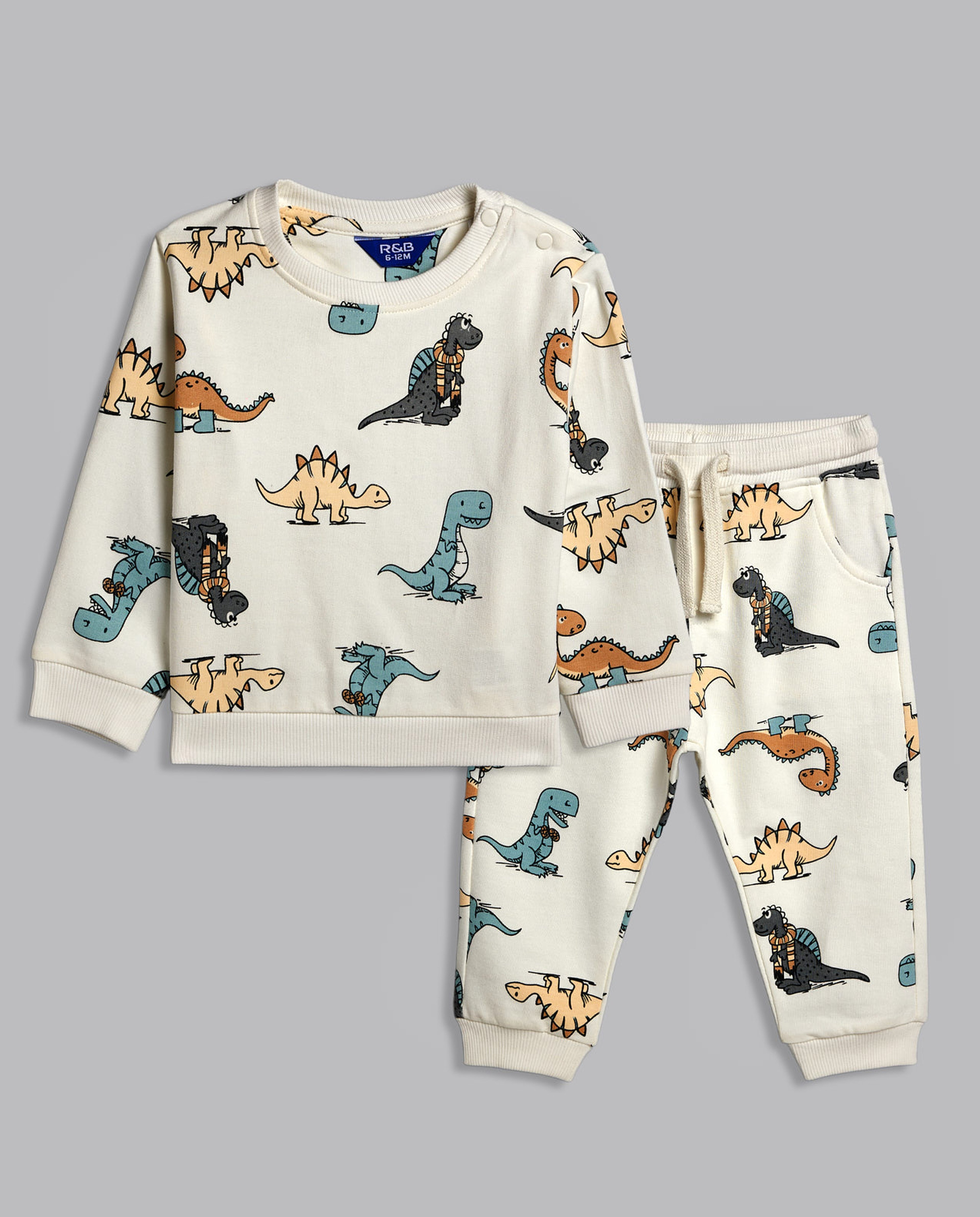 Printed Sweatshirt and Joggers Set