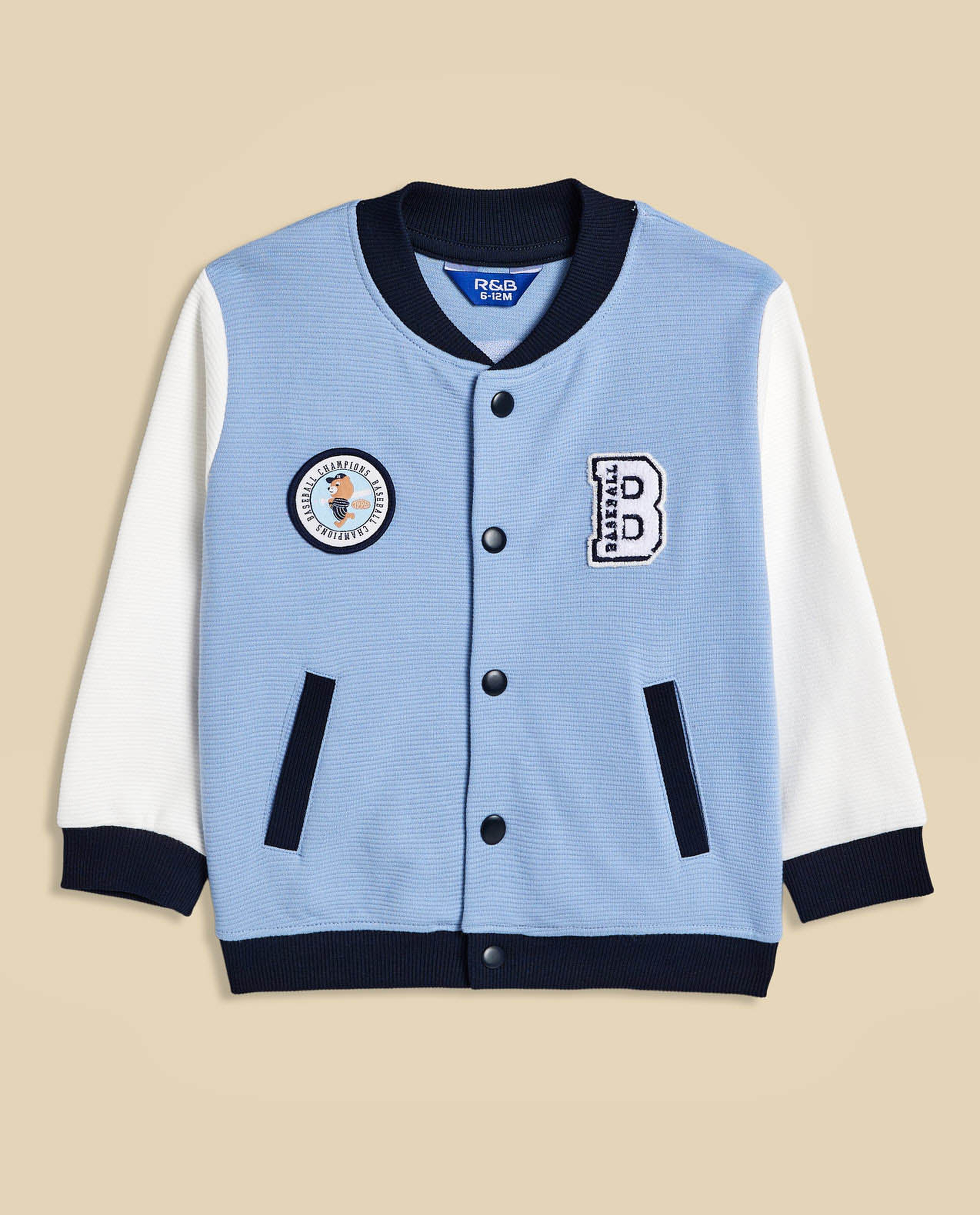 Appliqued Jacket and Joggers Set