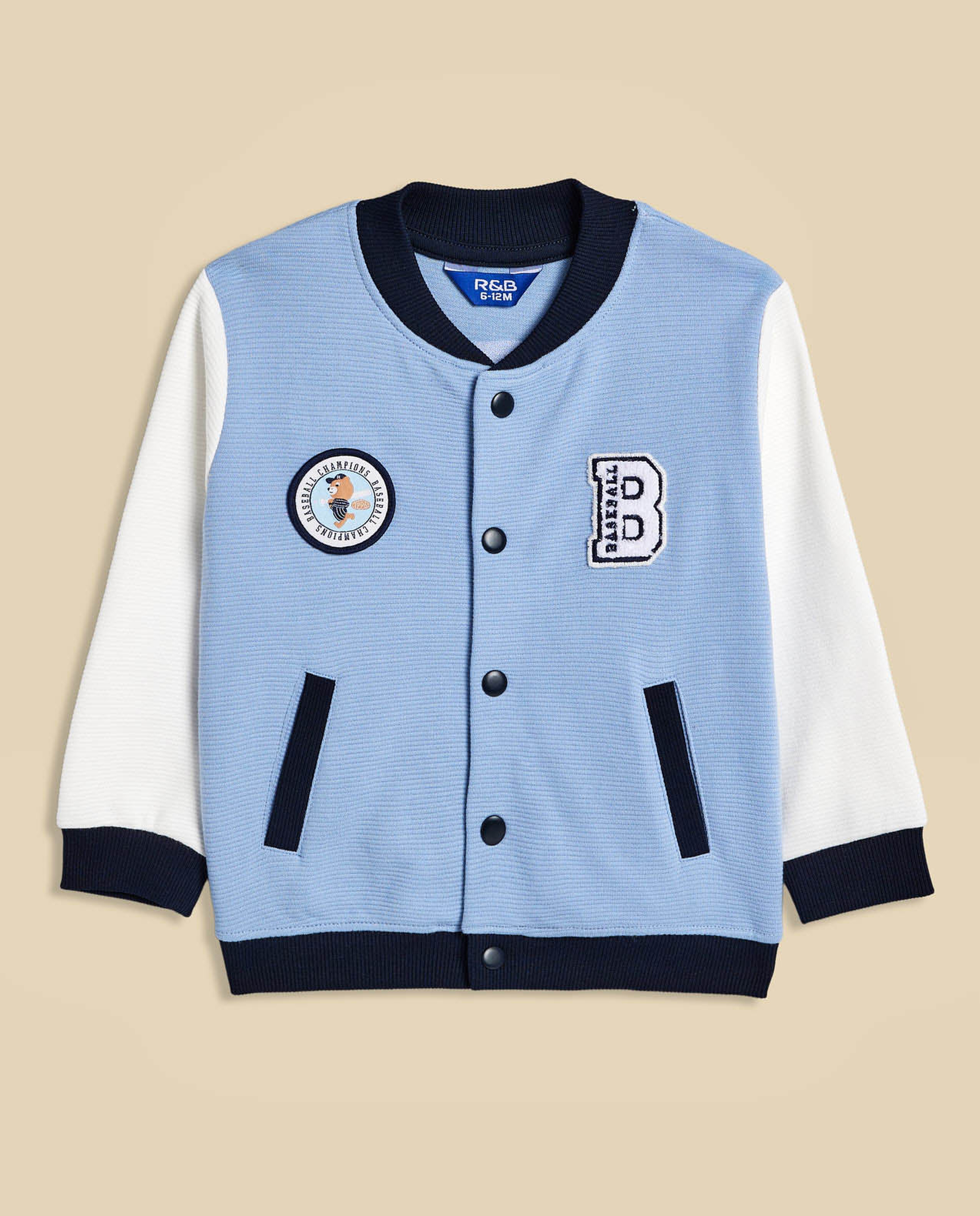 Appliqued Jacket and Joggers Set