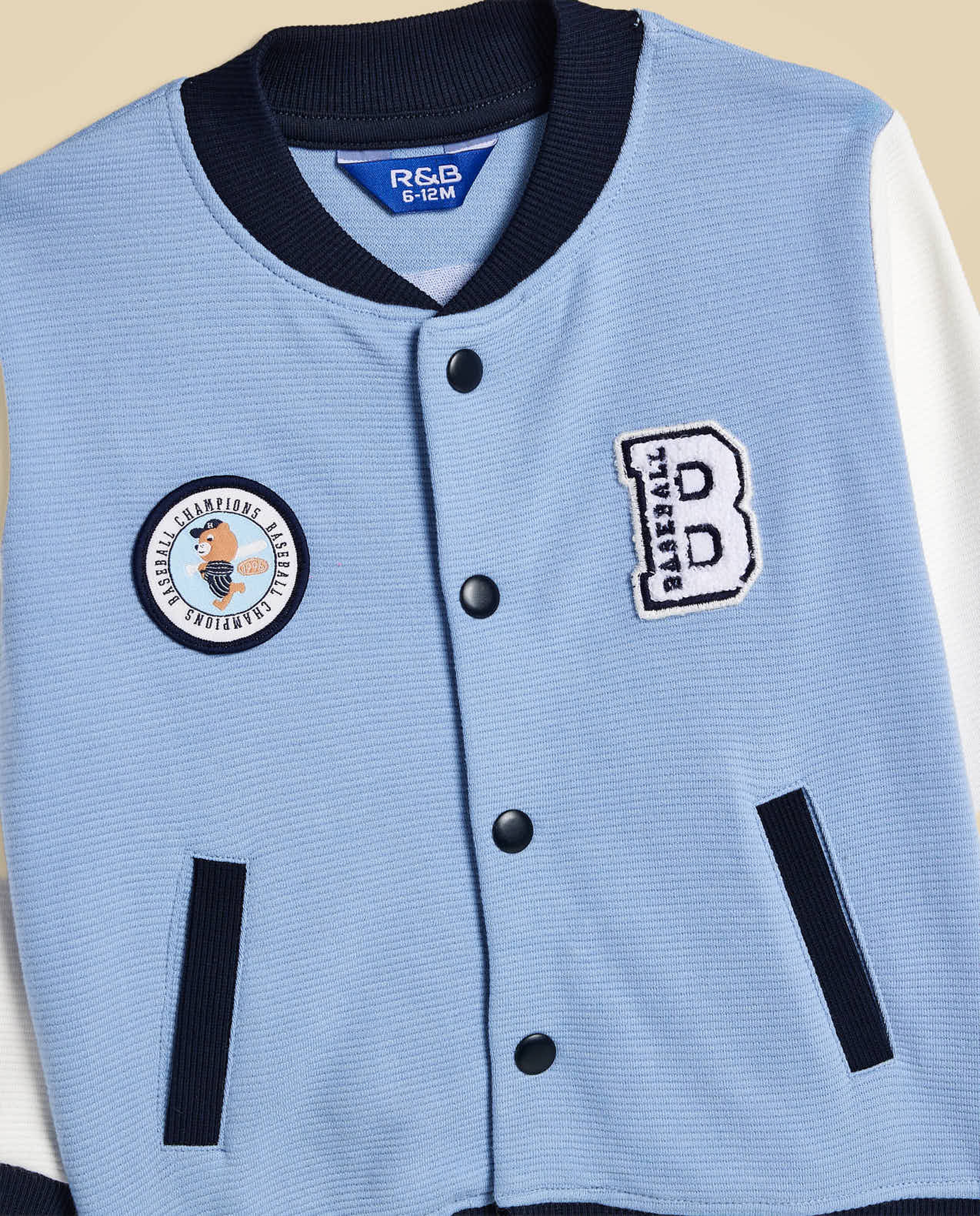 Appliqued Jacket and Joggers Set