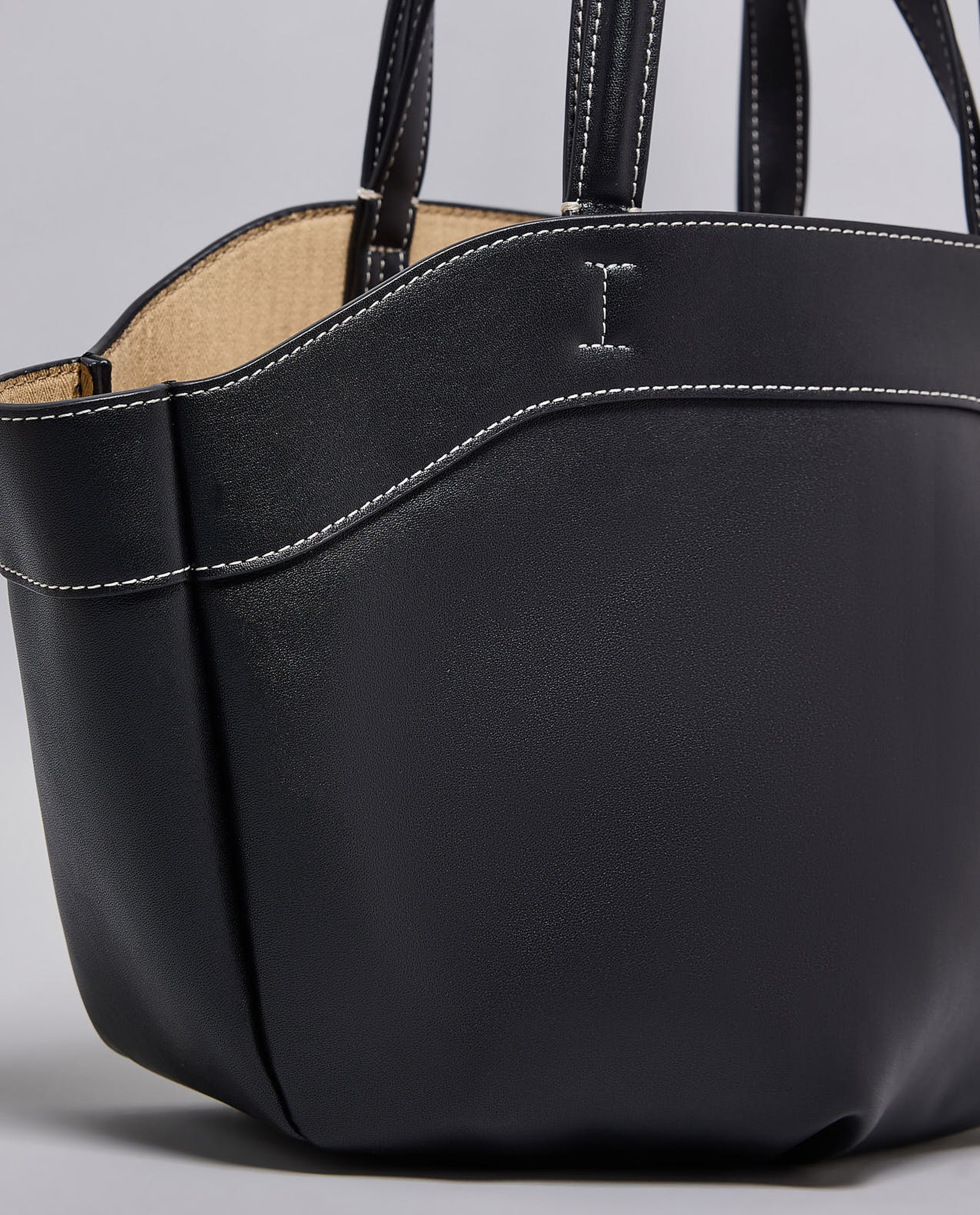 Textured Shoulder Bag with Pouch