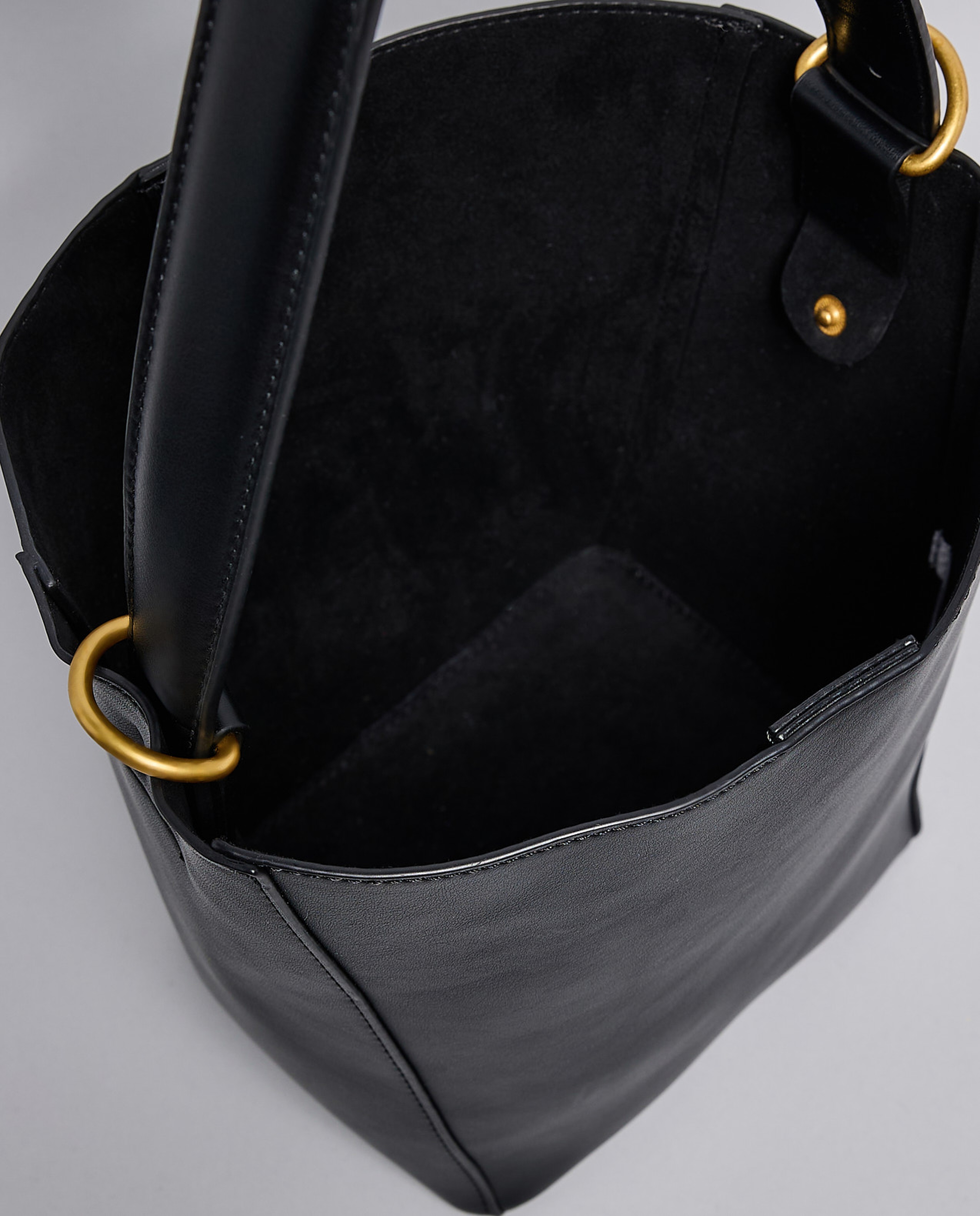 Textured Shoulder Bag with Pouch