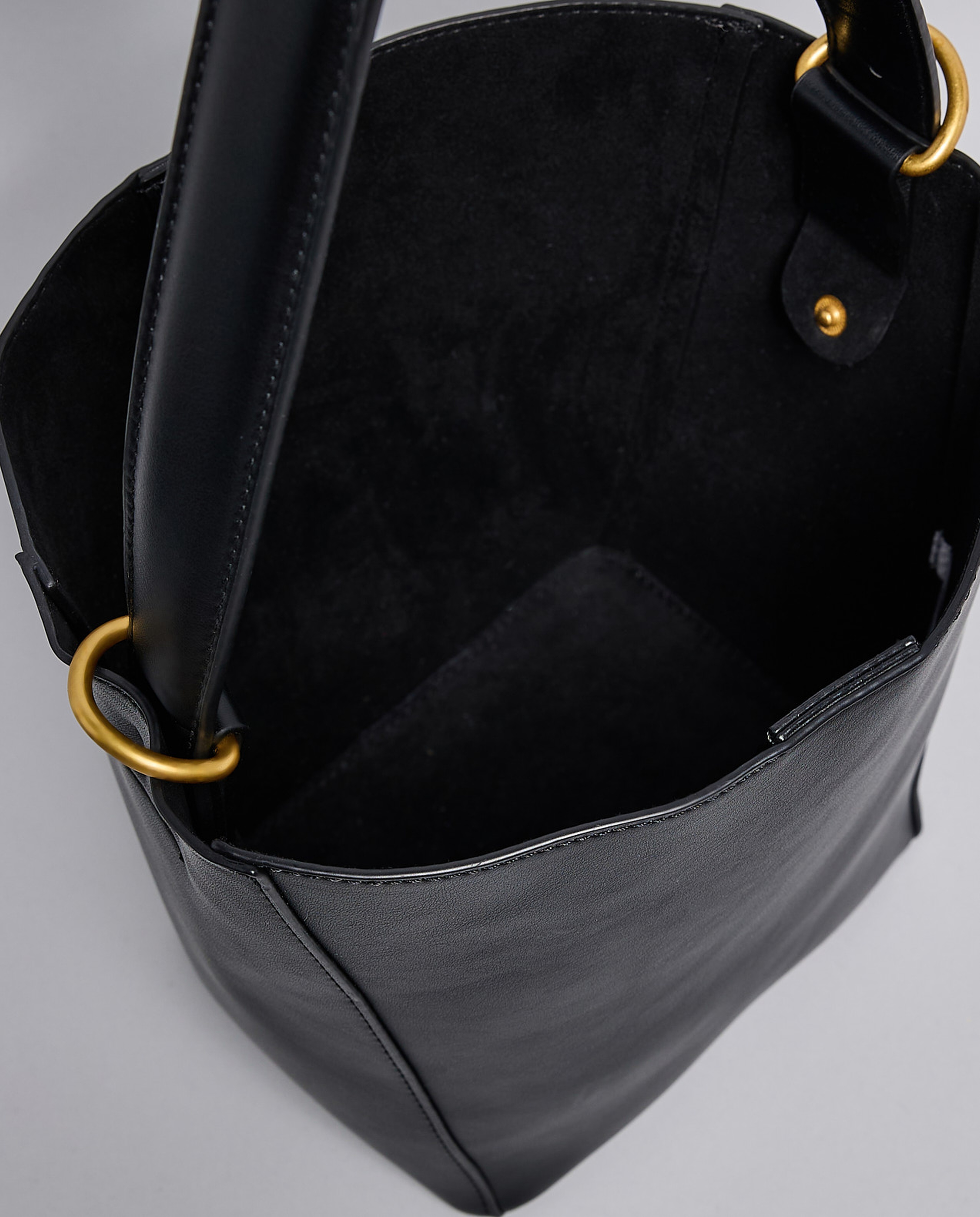 Textured Shoulder Bag with Pouch