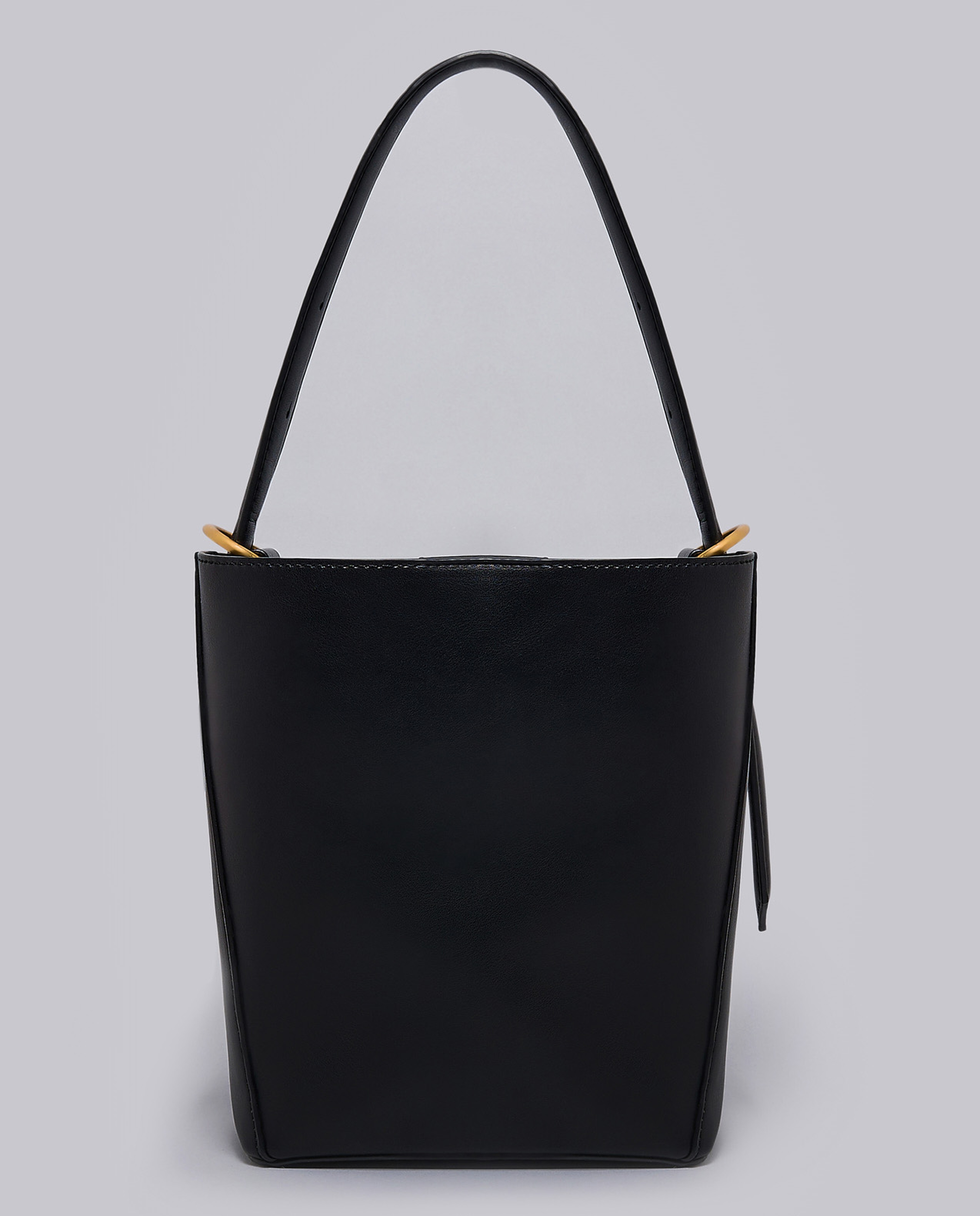 Textured Shoulder Bag with Pouch