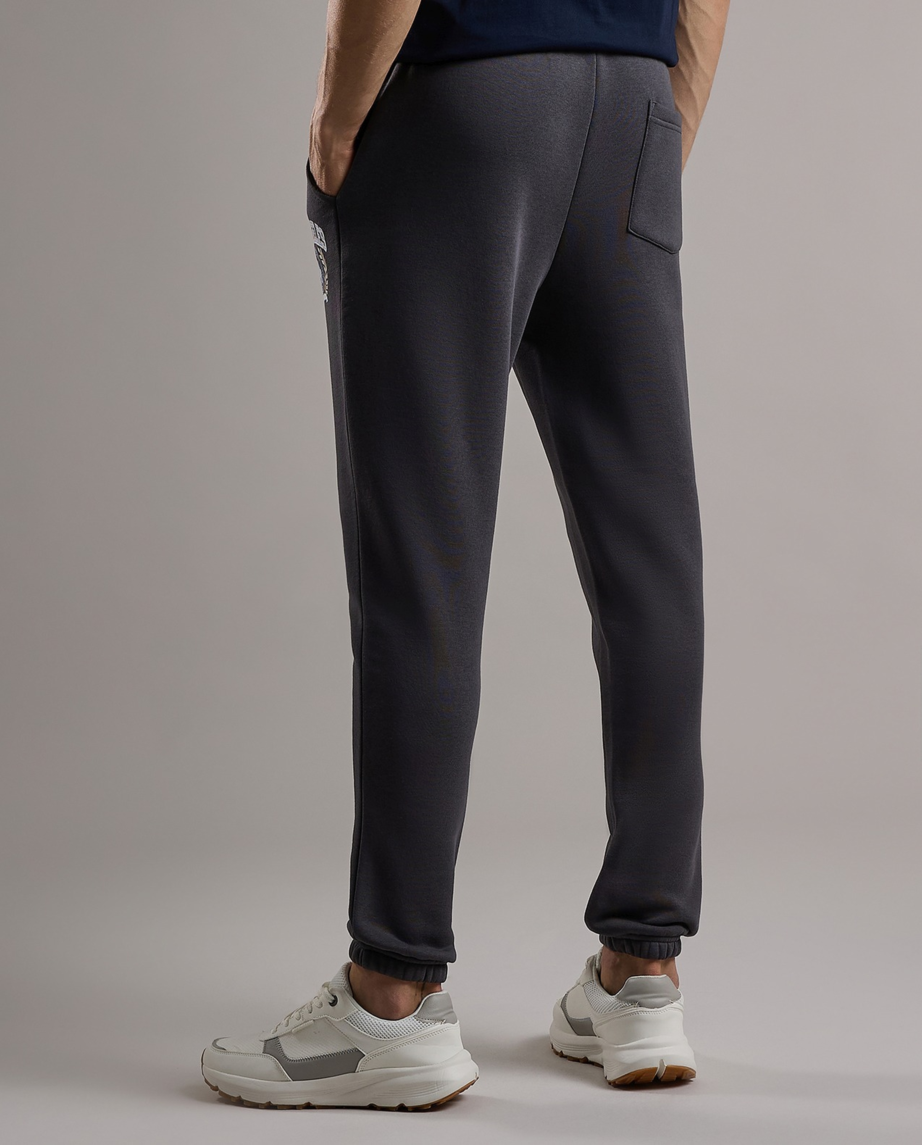 Printed Joggers with Drawstring Waist