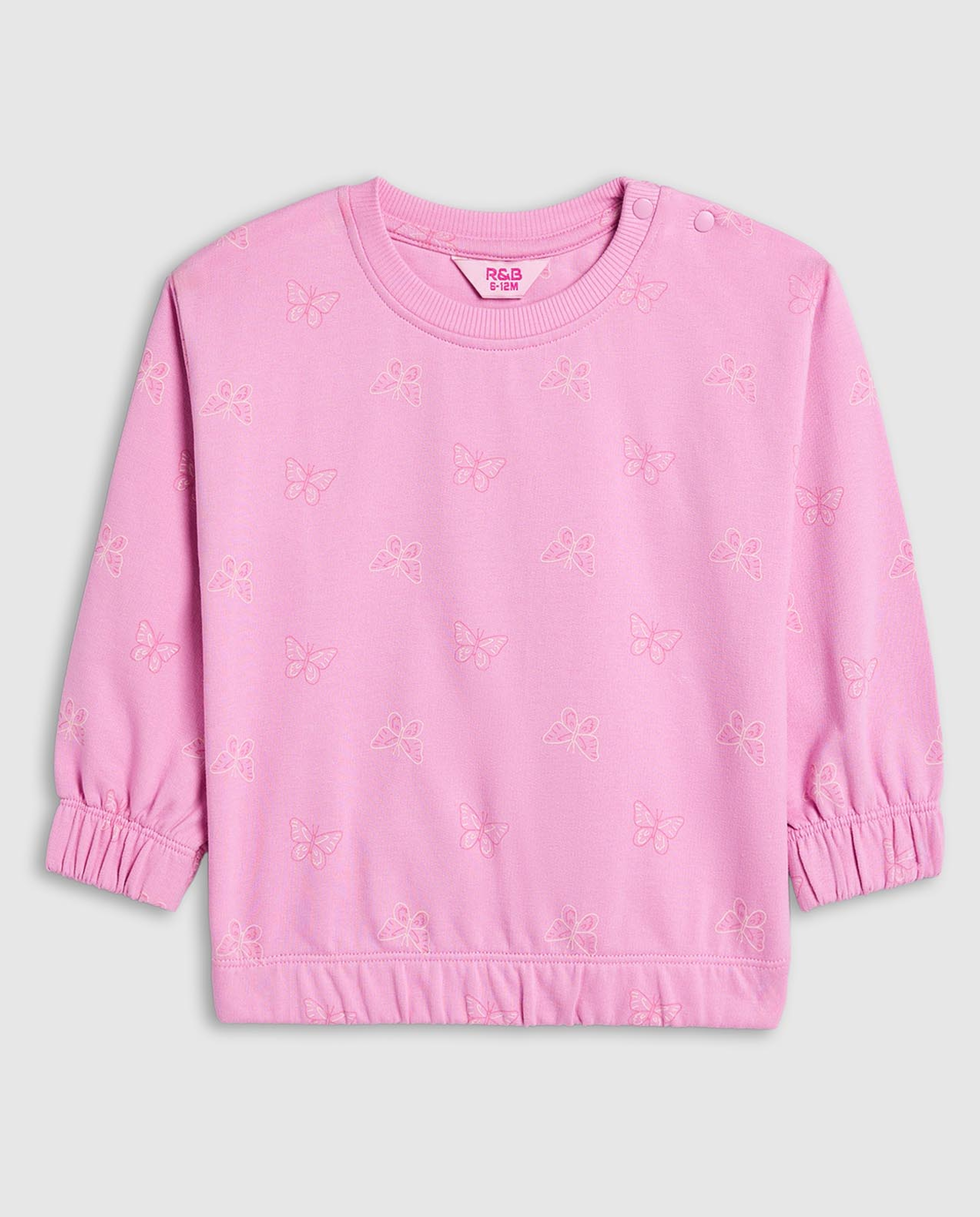 Printed Sweatshirt and Joggers Set