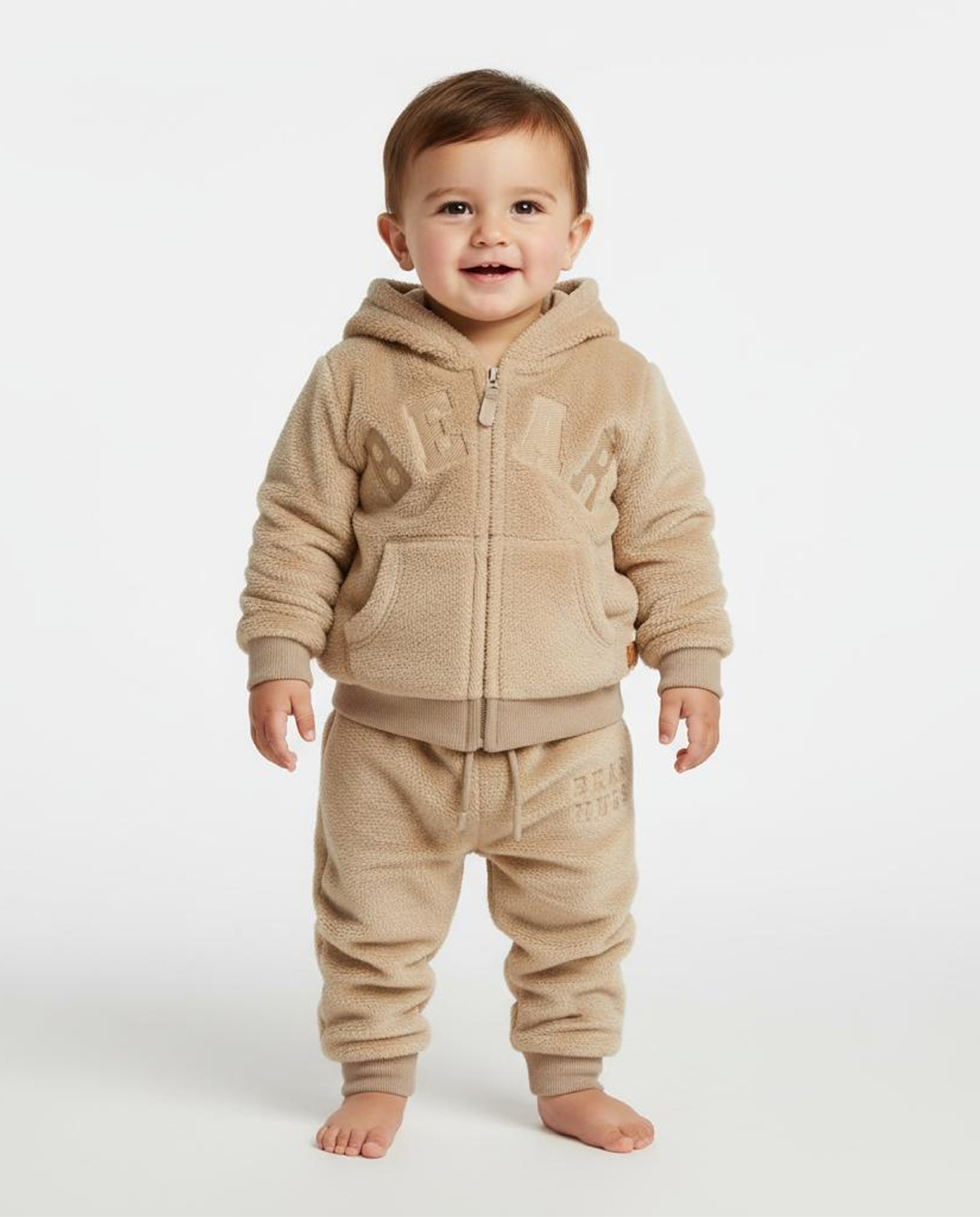 Furry Hooded Clothing Set