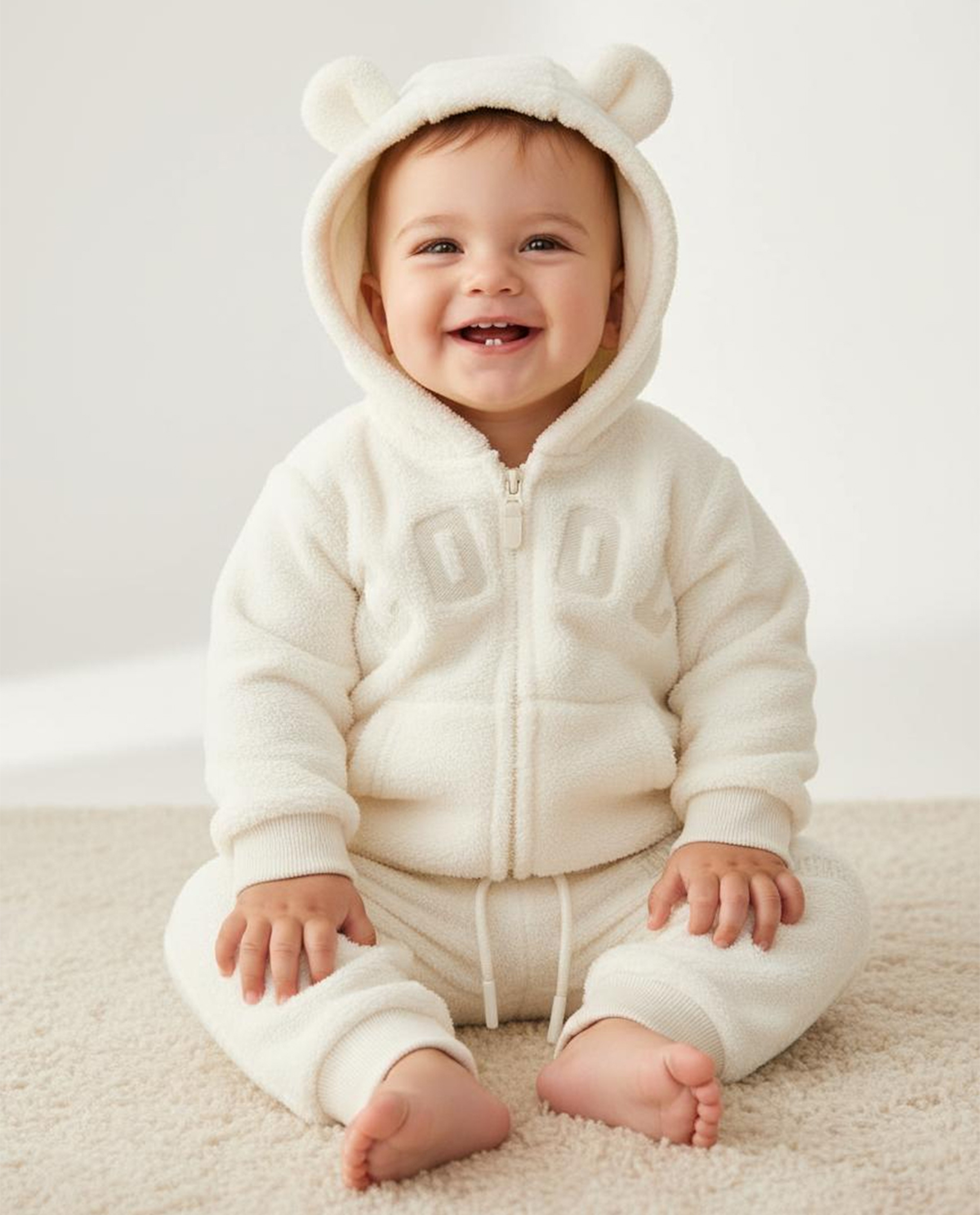 Furry Hooded Clothing Set