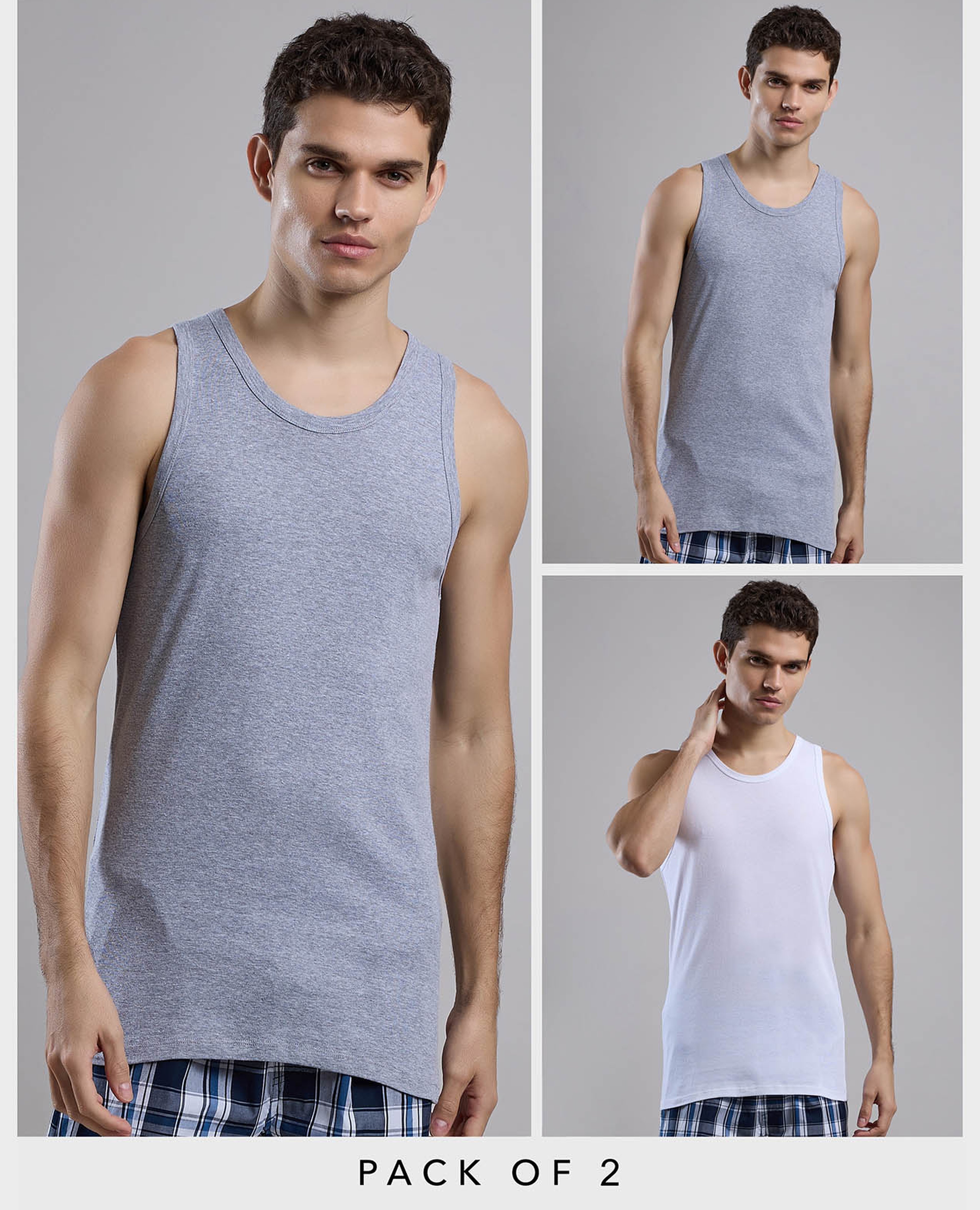 فانيلة سادة - قطعتين