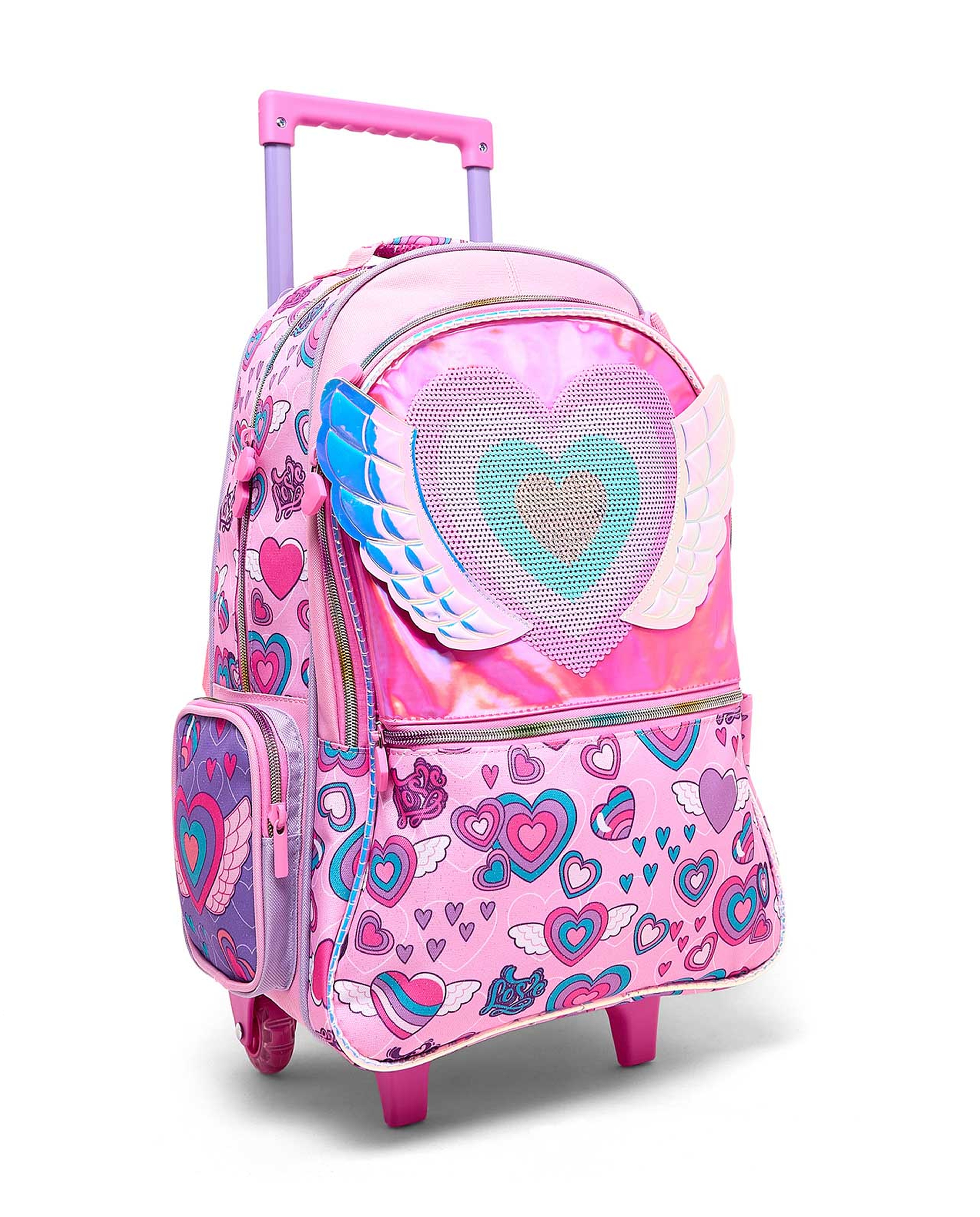Printed Trolley Backpack