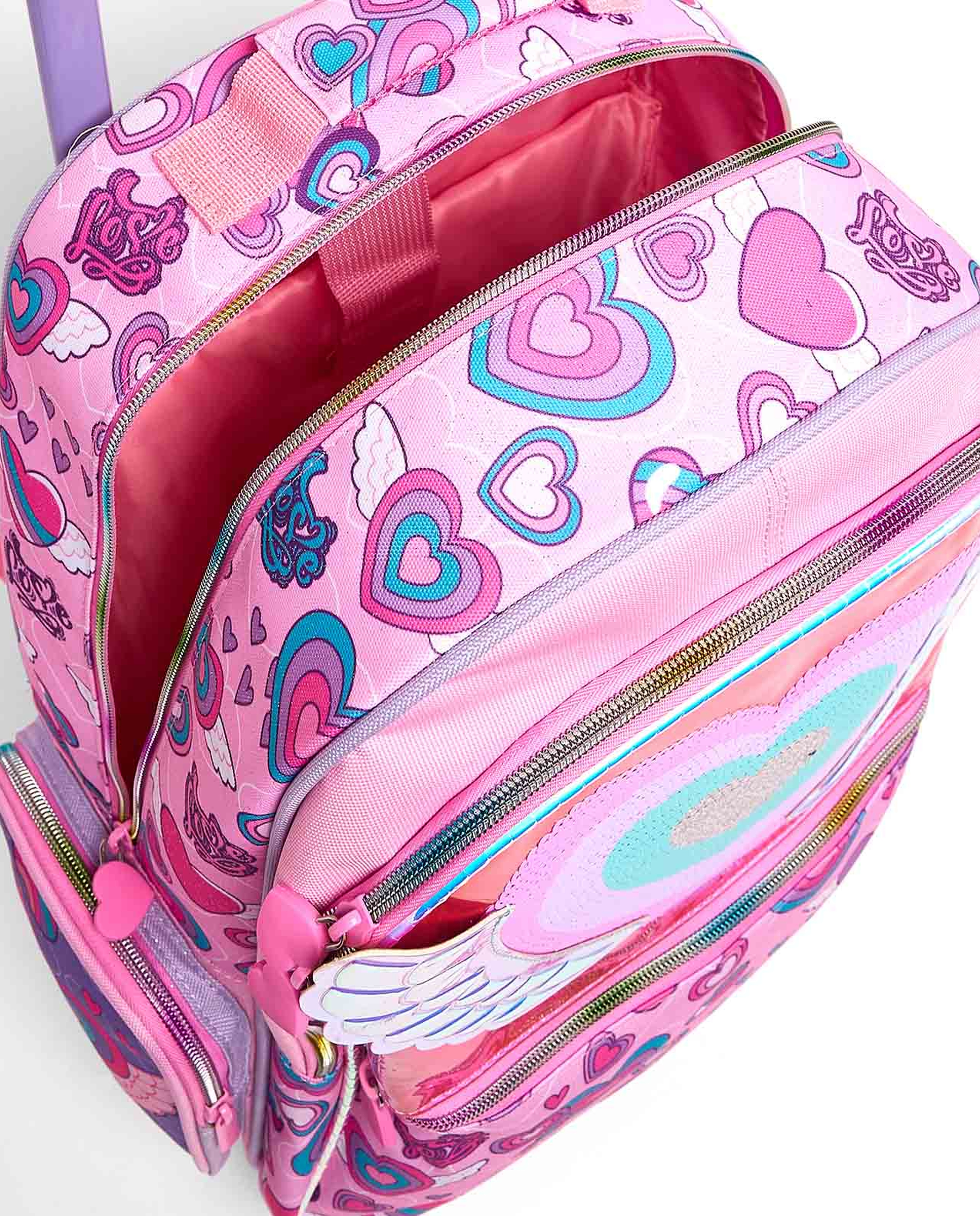 Printed Trolley Backpack