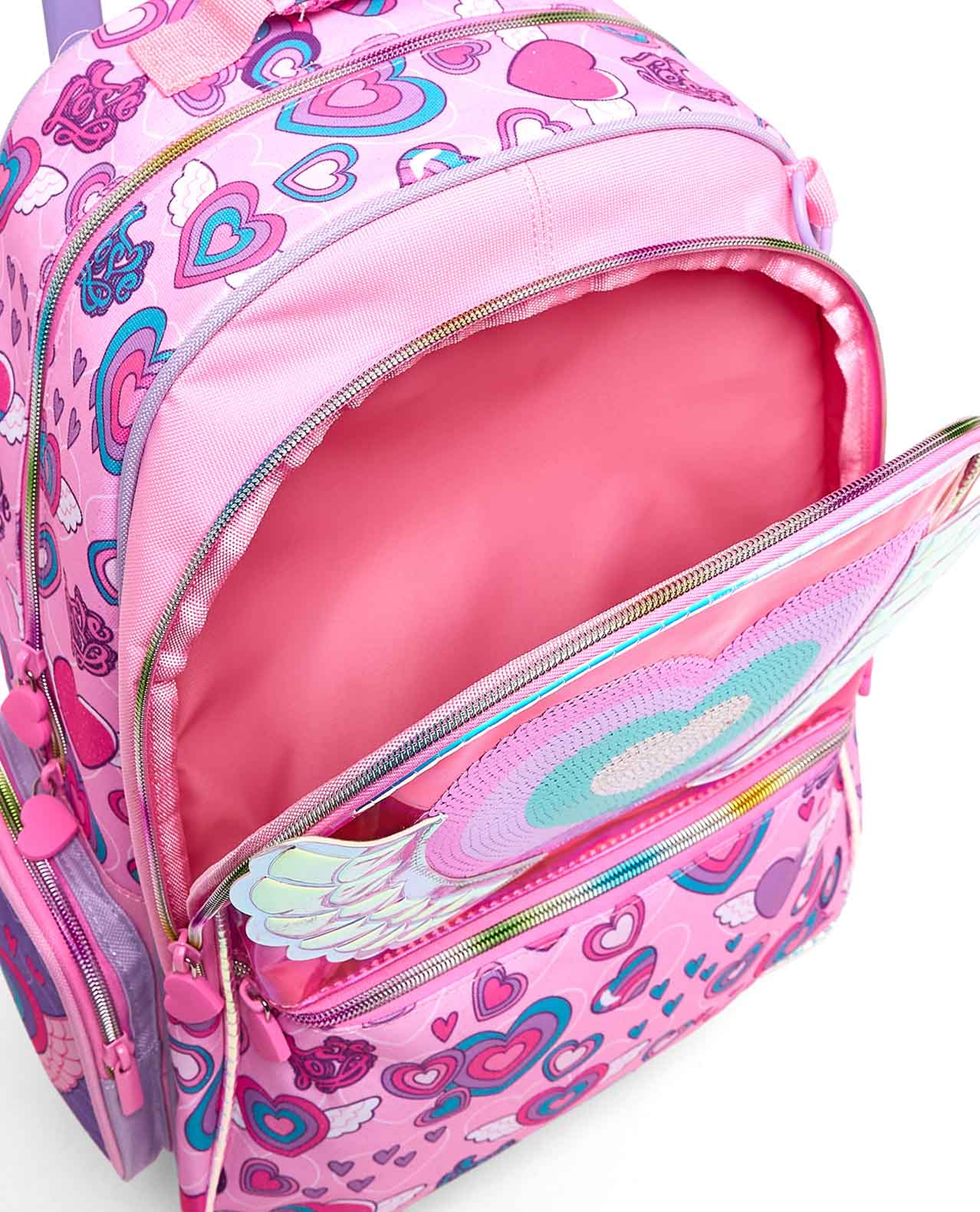 Printed Trolley Backpack