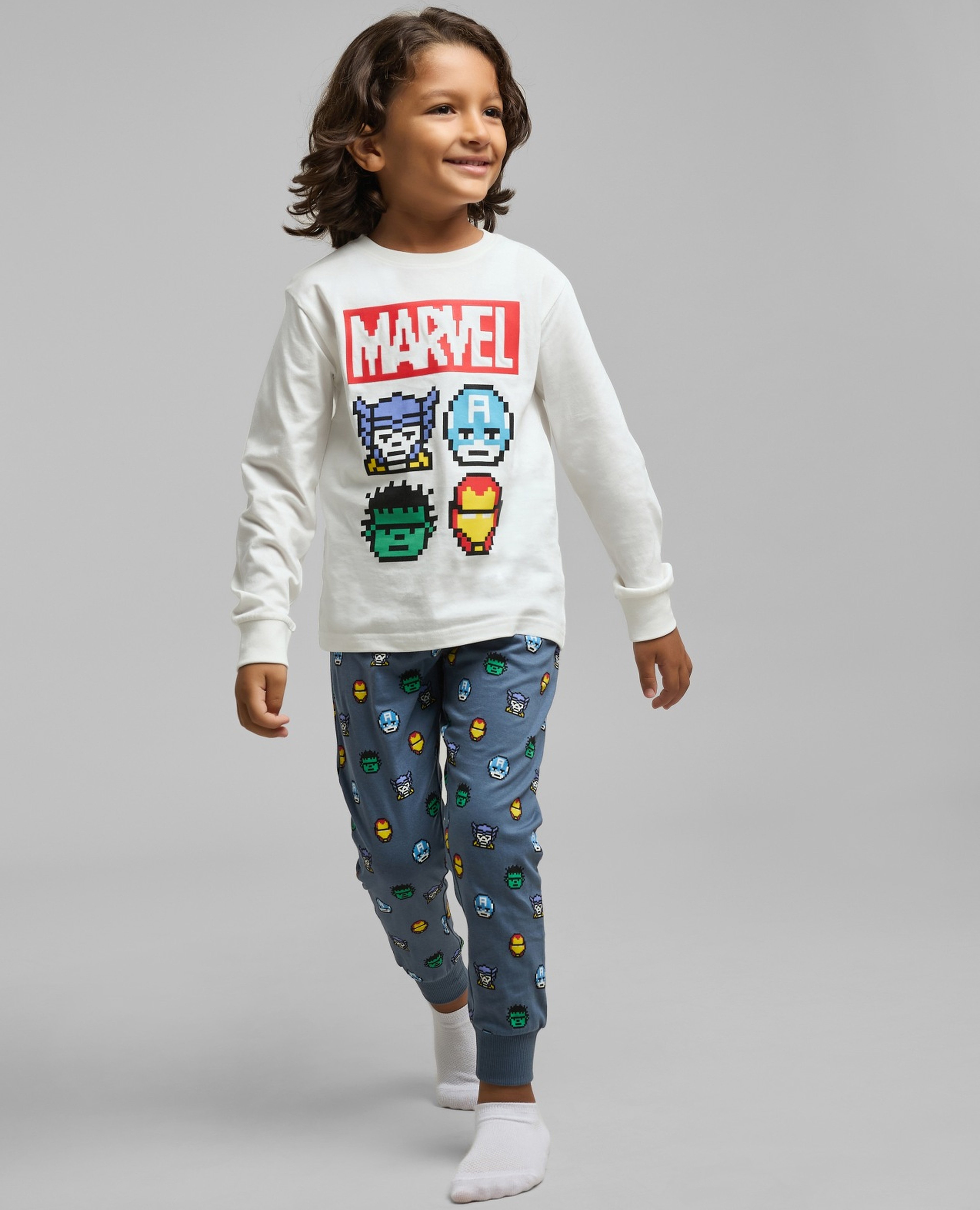 طقم بيجاما بطبعة